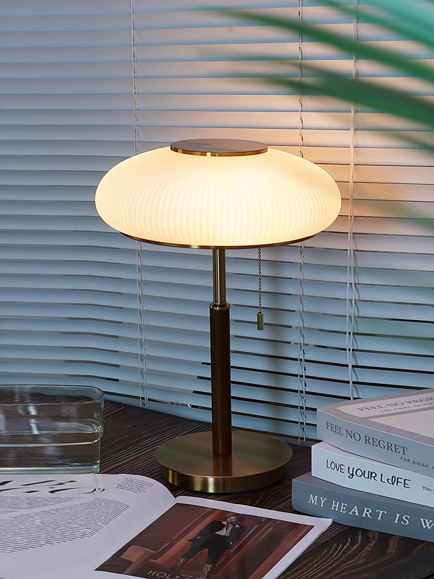 Glimmce Wood Table Lamp - Letslighting
