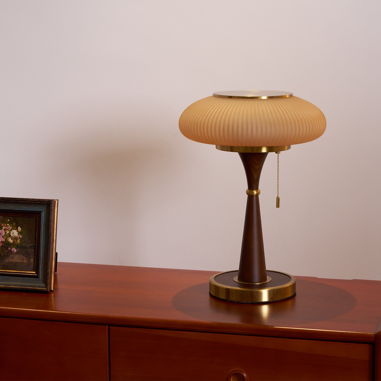 Orton Wood Vintage Table Lamp - Letslighting