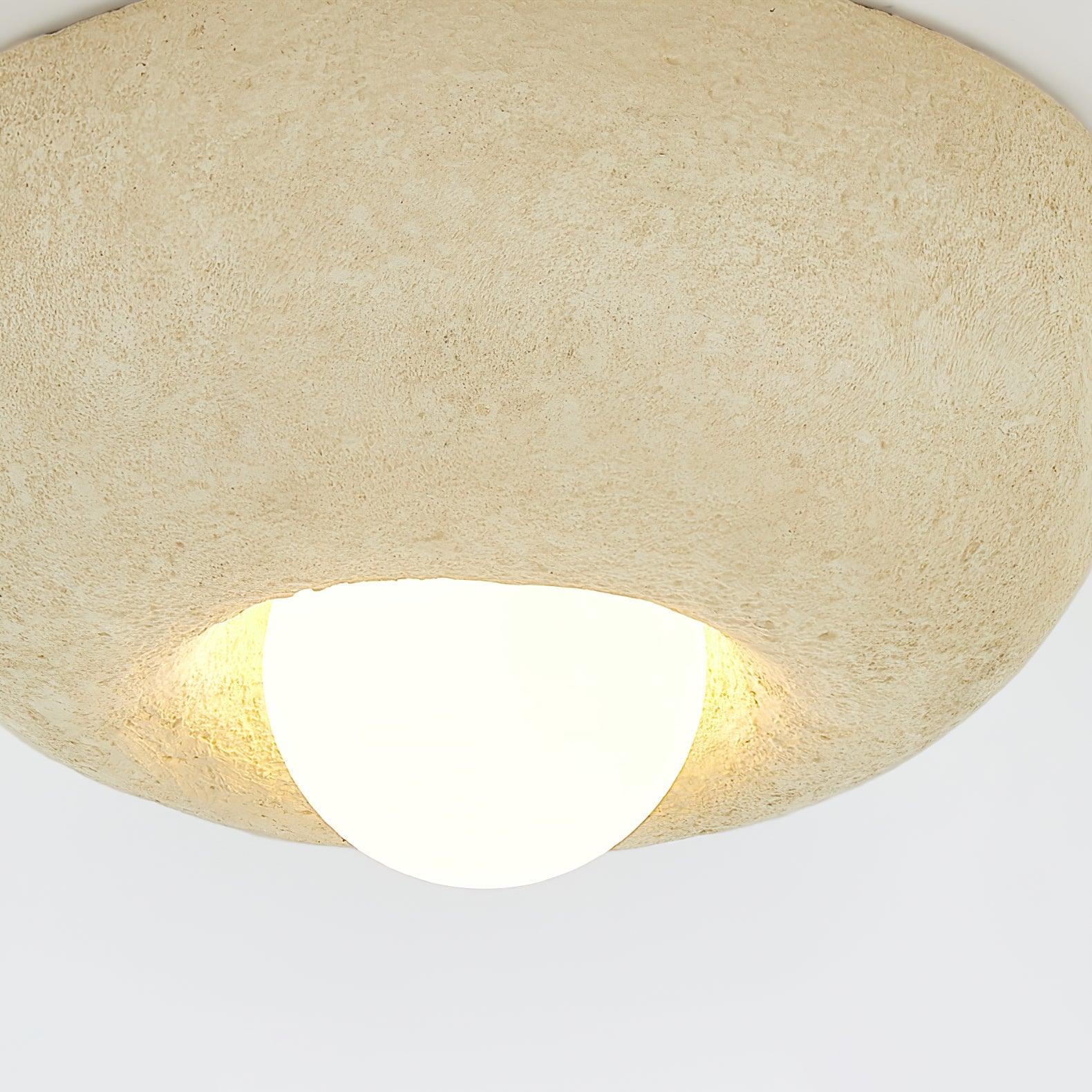 Mauro Ceiling Light Natural Texture Soft Lighting - Letslighting