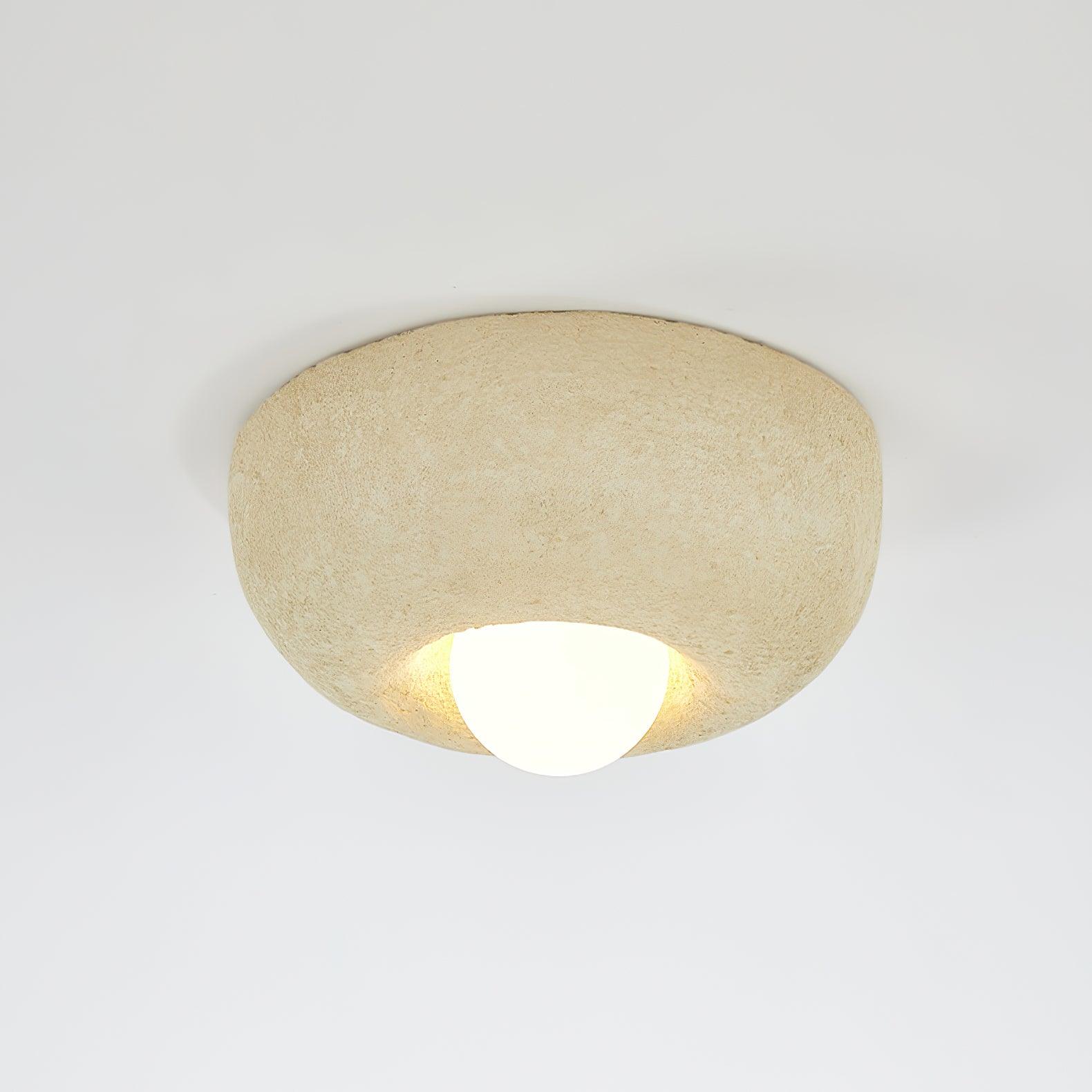 Mauro Ceiling Light Natural Texture Soft Lighting - Letslighting