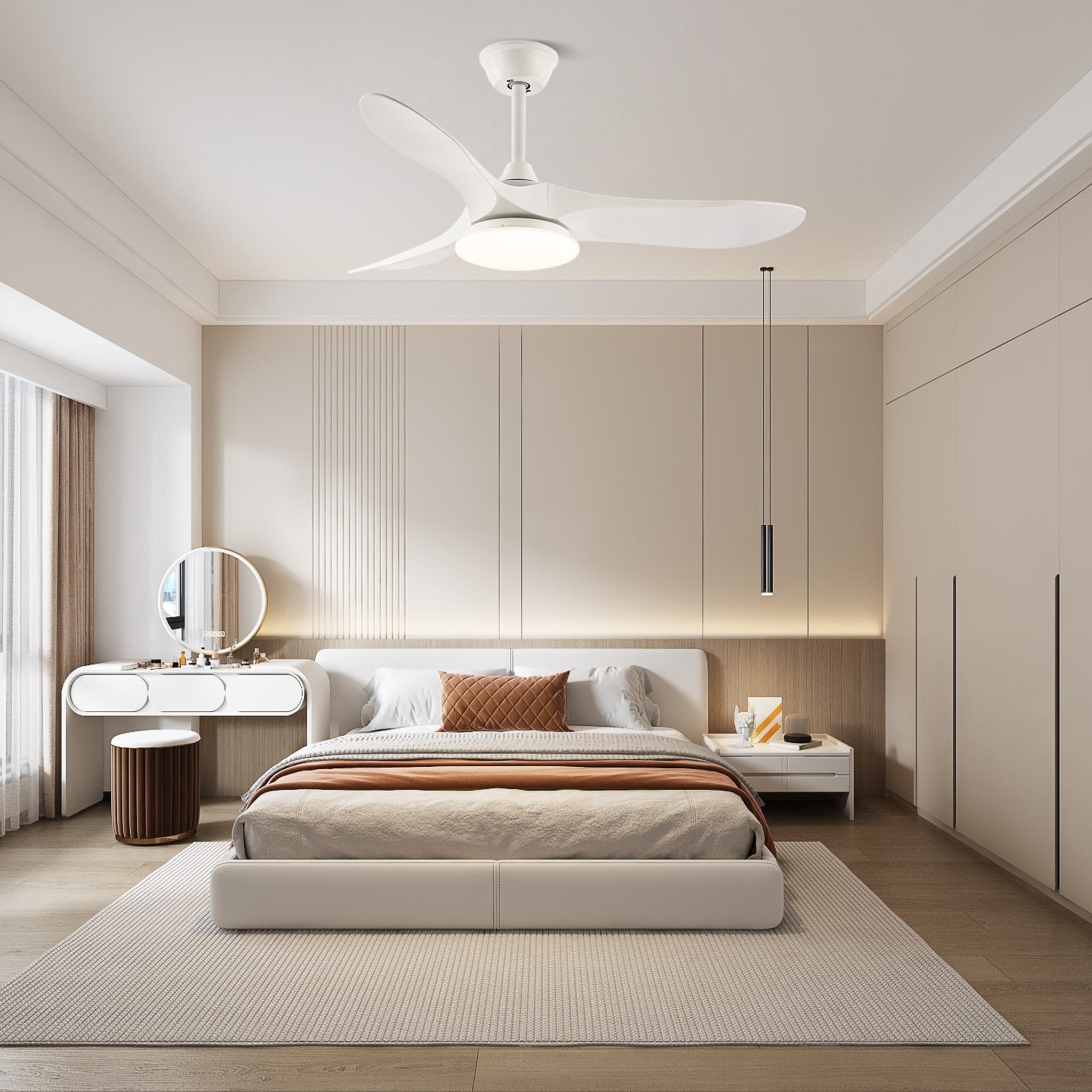 Aveline Modern Wood Ceiling Fan Light - Letslighting