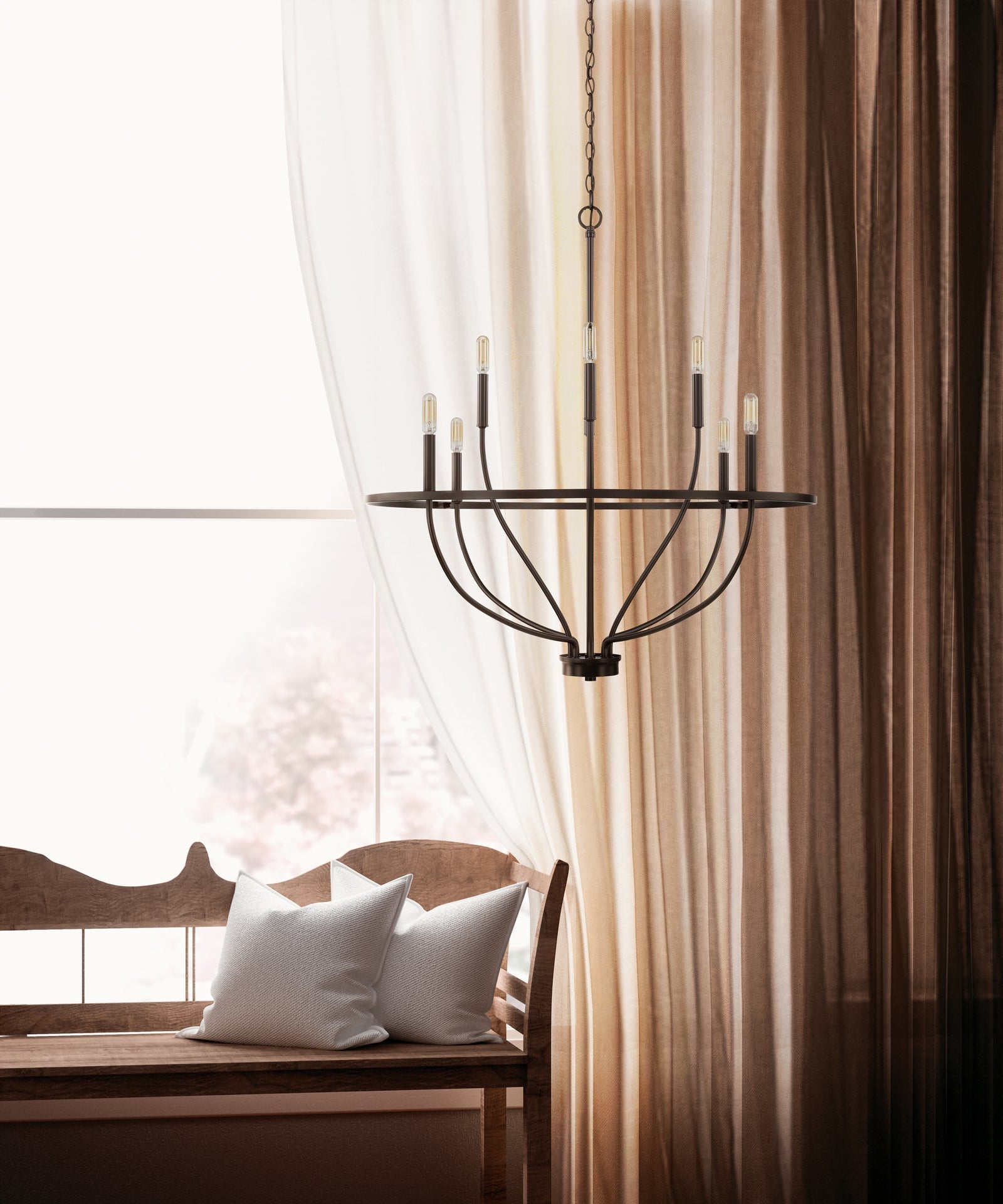 Cisoriel Classic Brass Chandelier - Letslighting