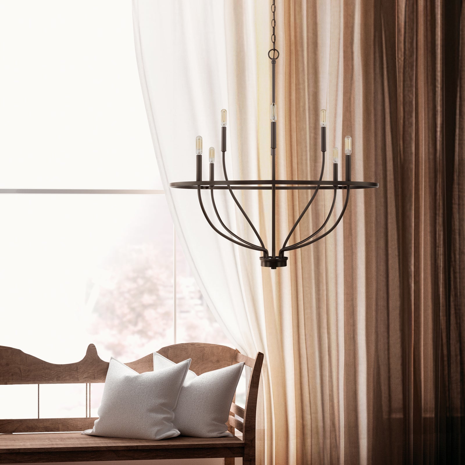 Cisoriel Classic Brass Chandelier - Letslighting