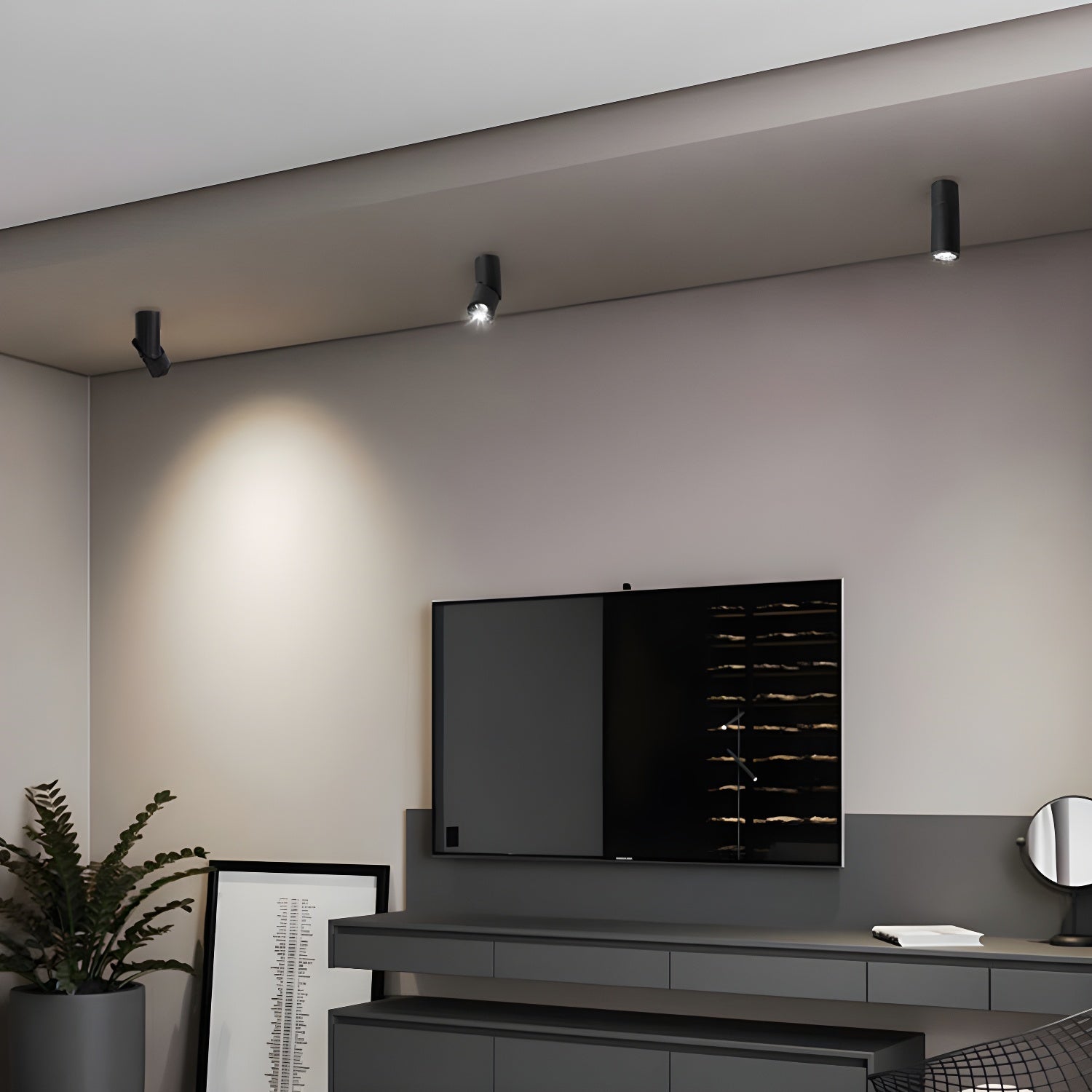 Ivinir Modern Minimalist Pivot Surface Downlight Ceiling lamp - Letslighting