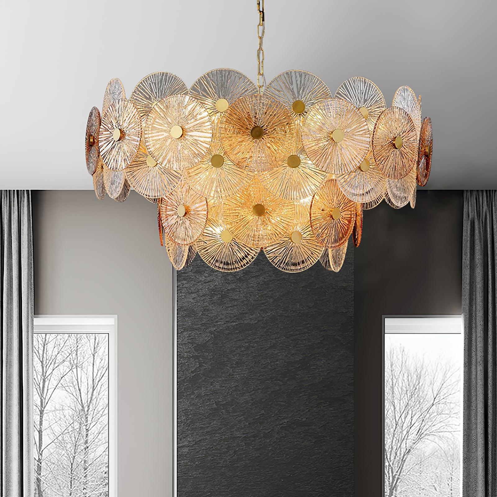 Aurelia Glass Chandelier Light