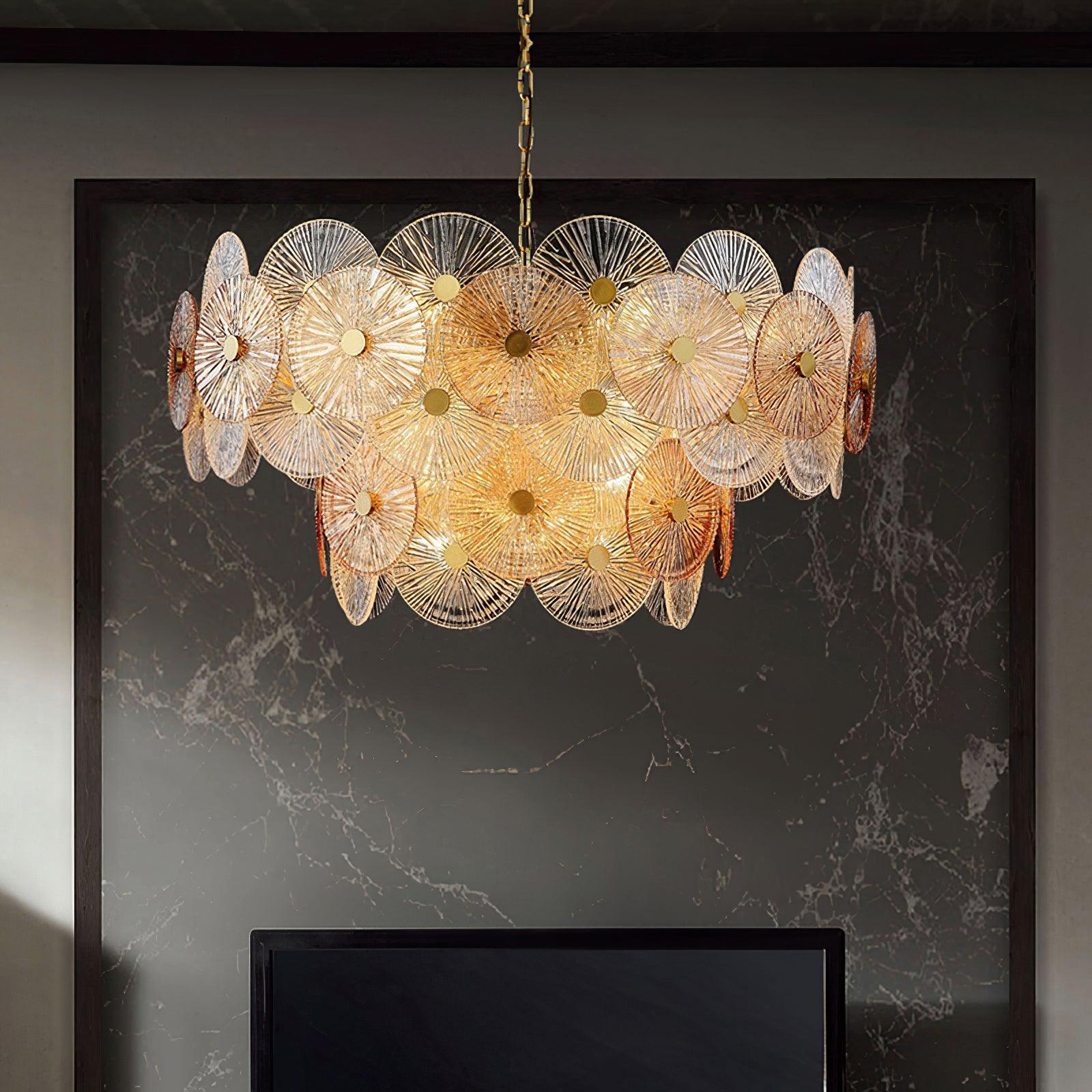 Aurelia Glass Chandelier Light