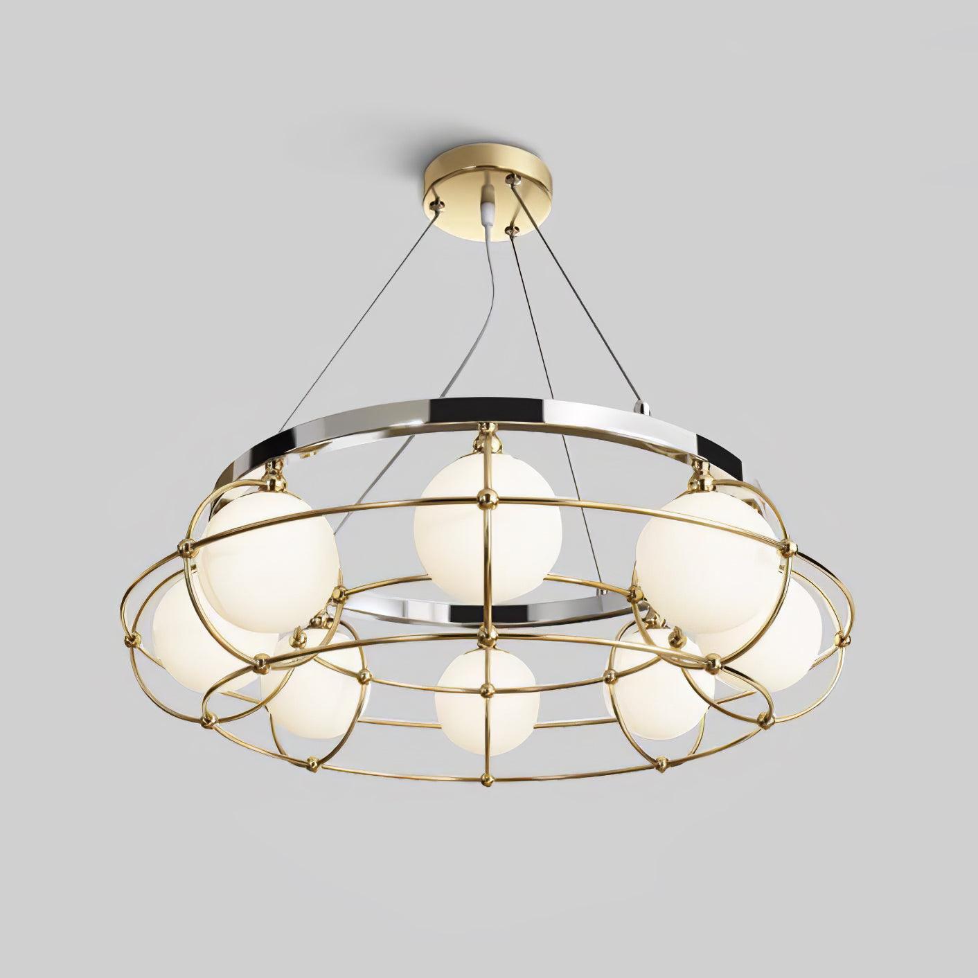 Mia Modern Glass Chandelier - Letslighting