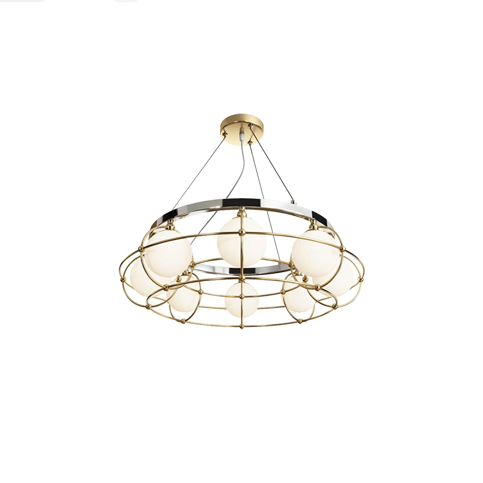 Mia Modern Glass Chandelier - Letslighting