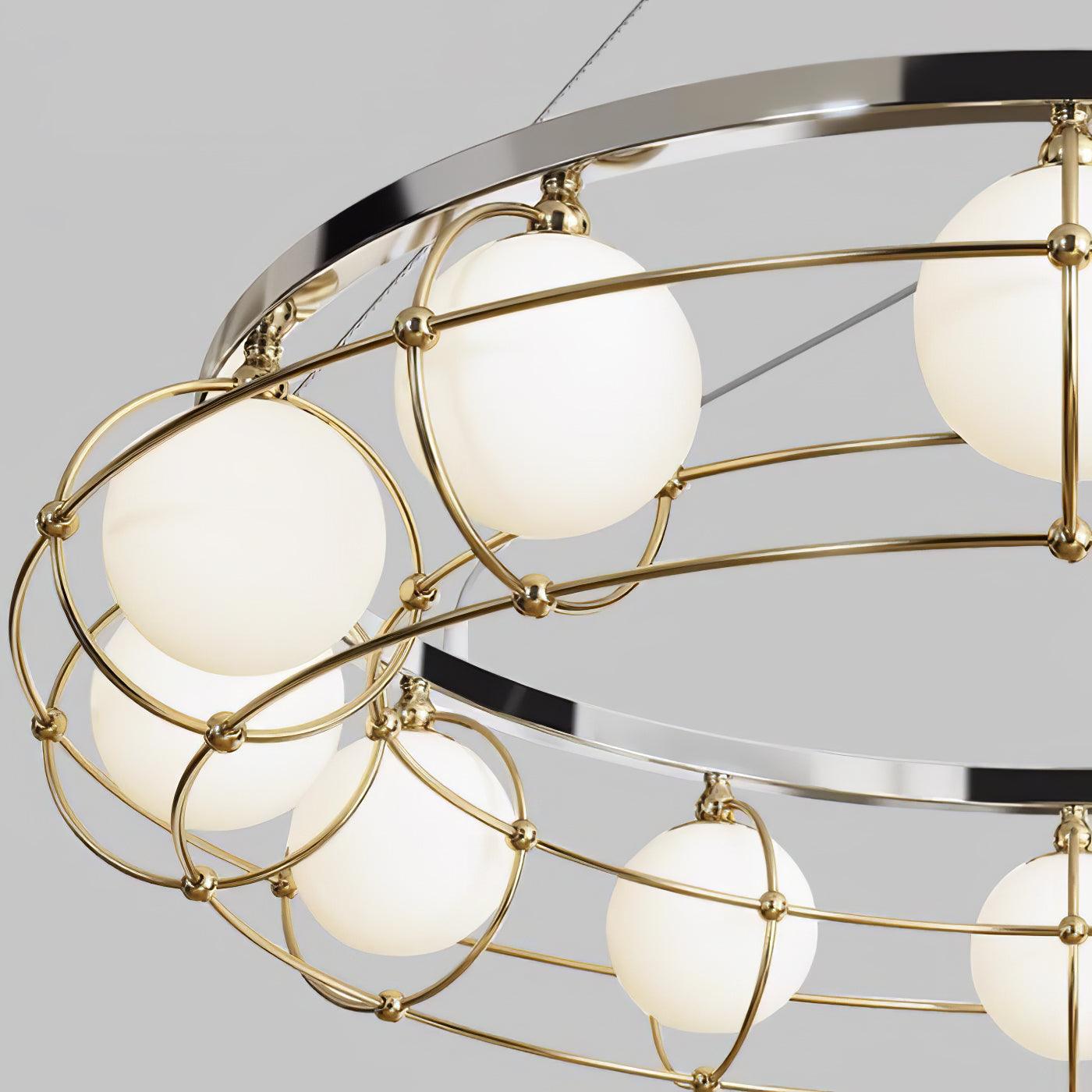 Mia Modern Glass Chandelier - Letslighting