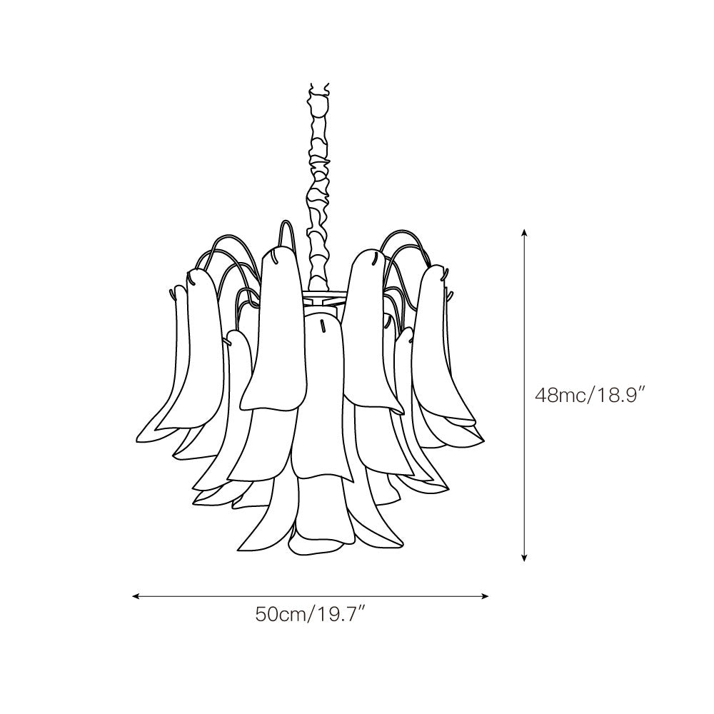 Alnoreth Individual Creativity Glass Chandelier - Letslighting