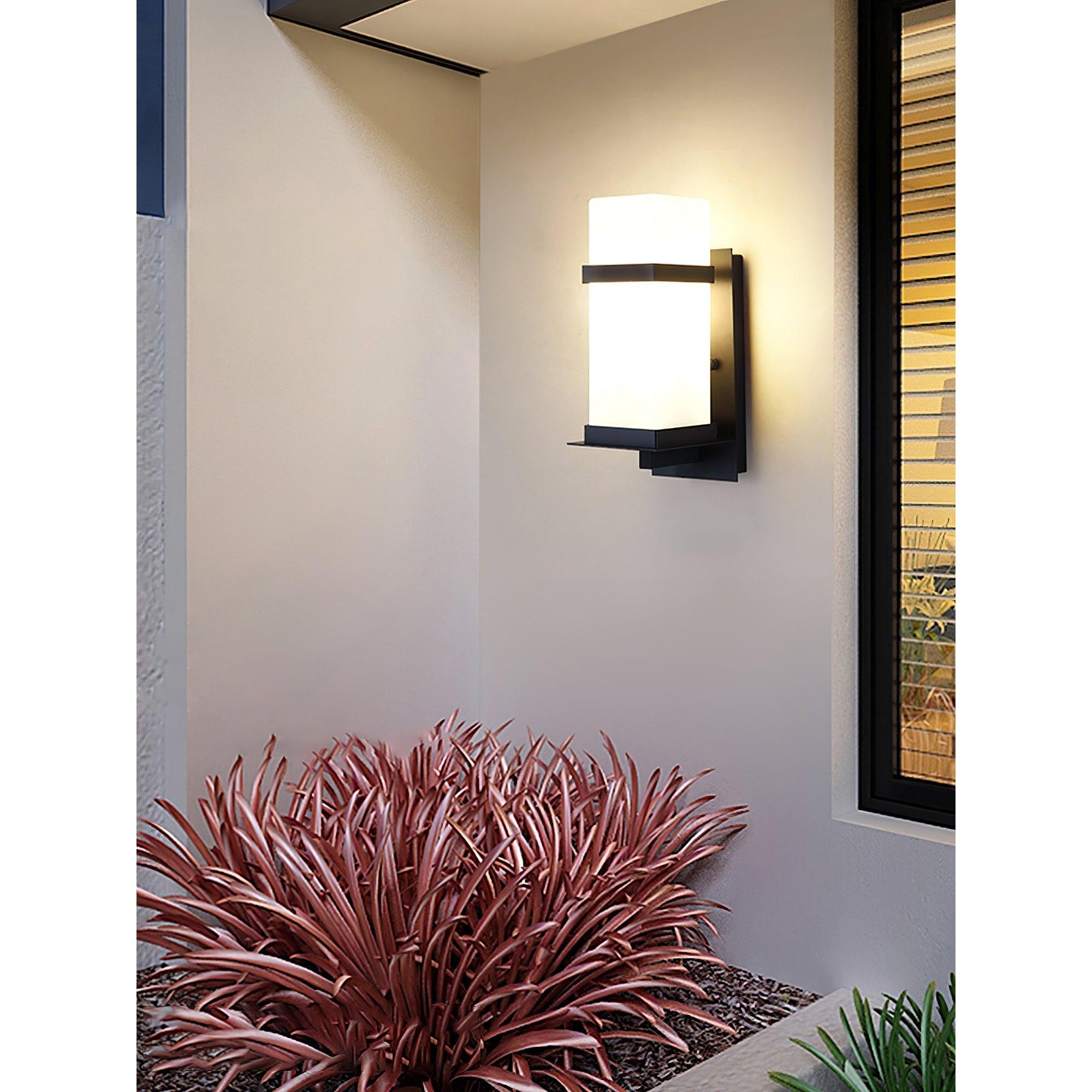 Ishaaris Modern Minimalist Outdoor Glass Wall Light - Letslighting
