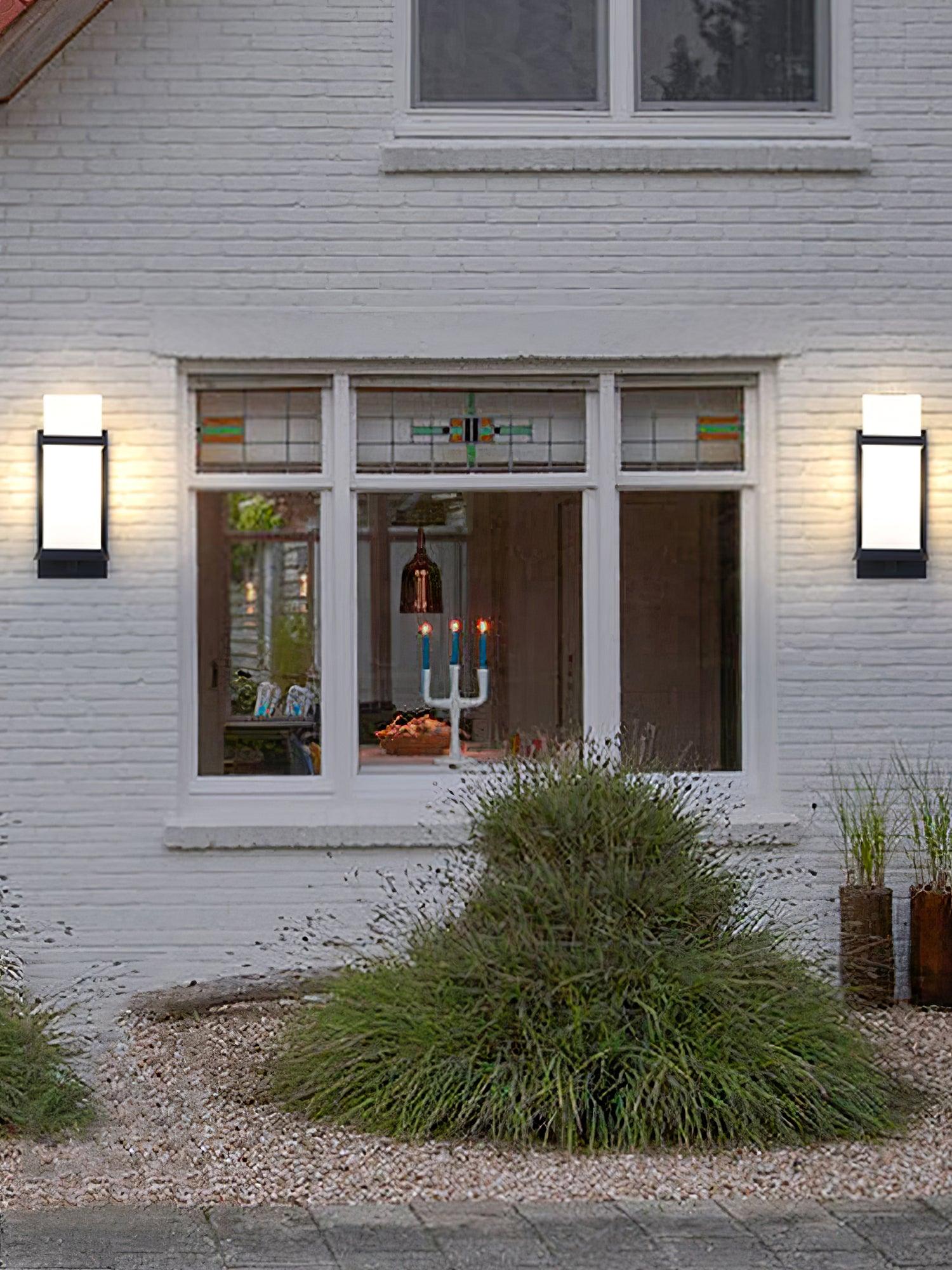 Linea Nordic Art Glass Outdoor Wall Light - Letslighting