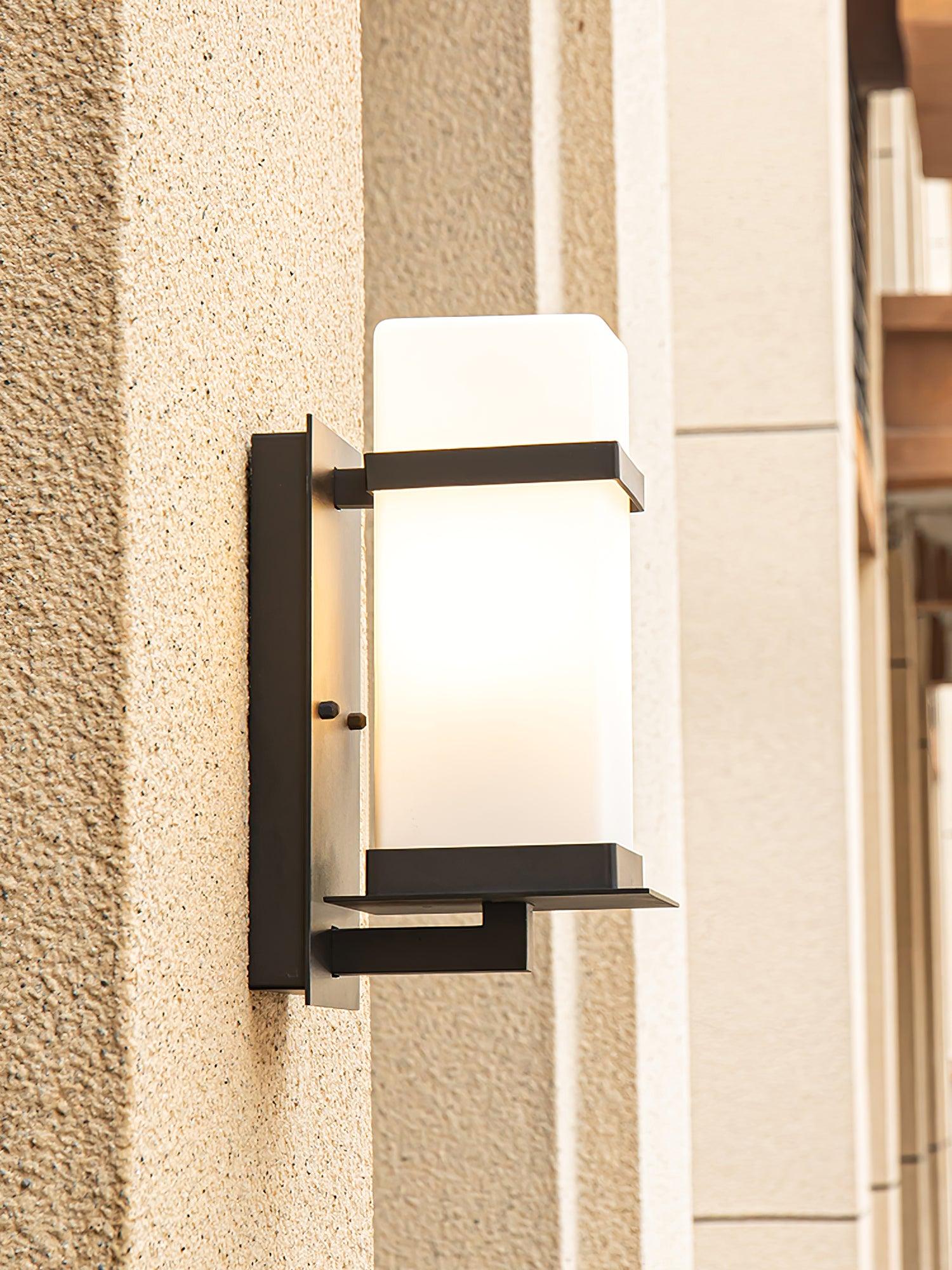 Linea Nordic Art Glass Outdoor Wall Light - Letslighting