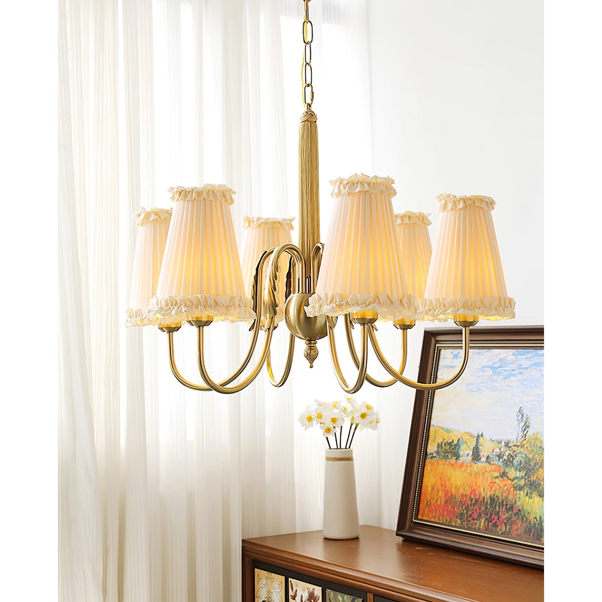 Ervaren Vintage Postmodern Luxury Fabric Chandelier - Letslighting