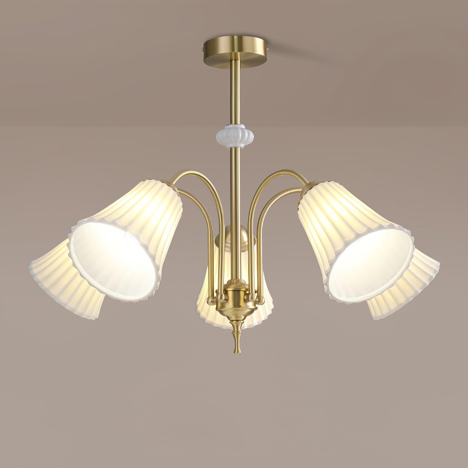 Silas Vintage Metal Chandelier - Blowlighting