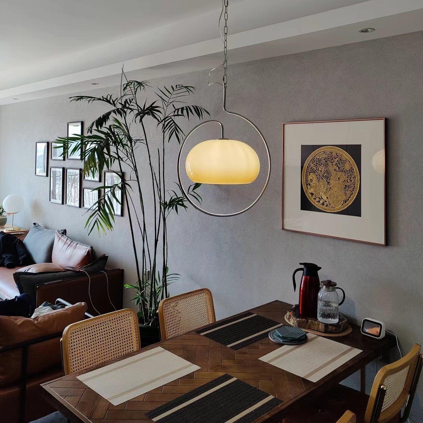 Celesticel Glass Retro Pendant Light - Letslighting