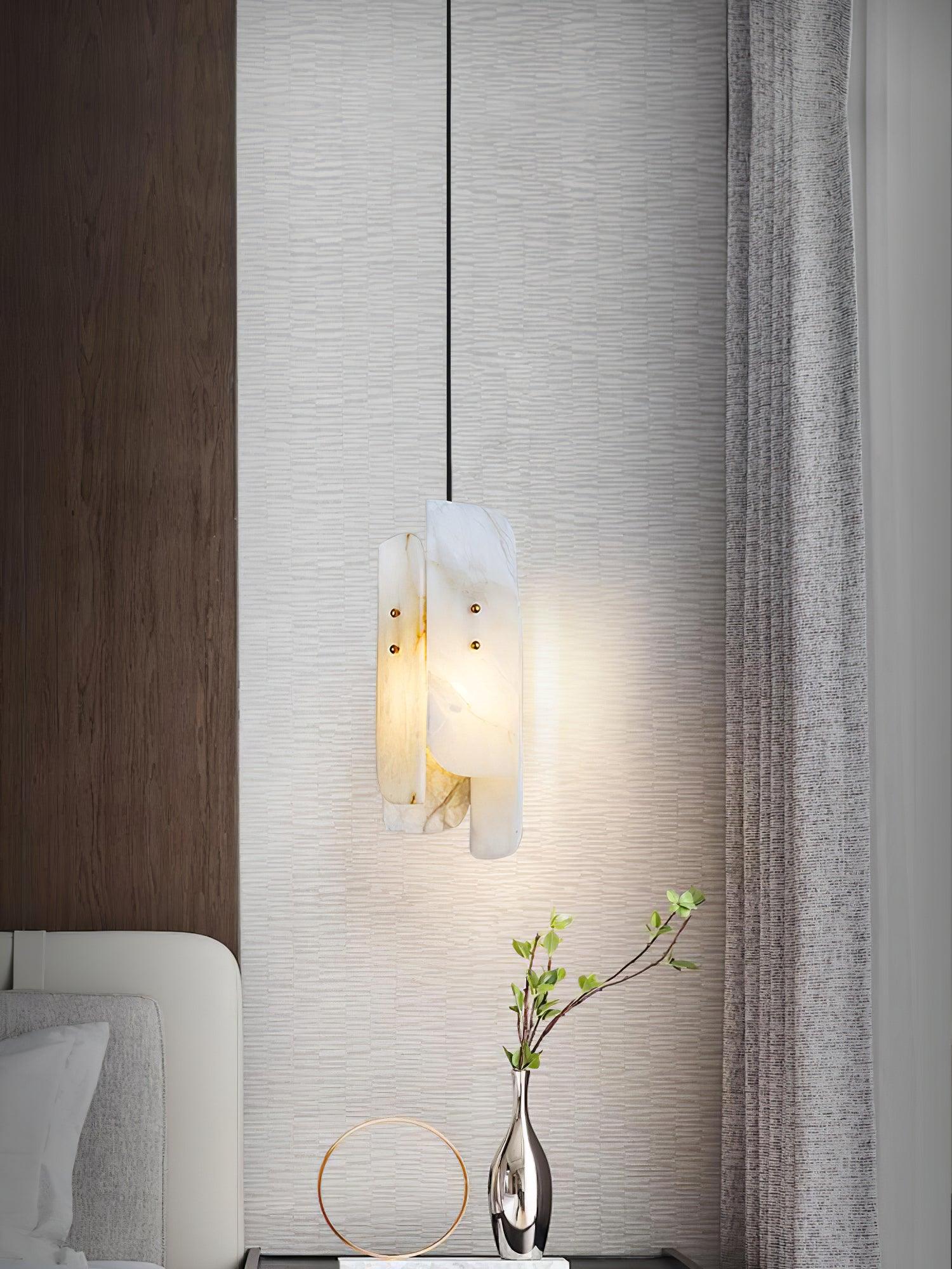 Vicarus Layered Alabaster Pendant Light - Letslighting
