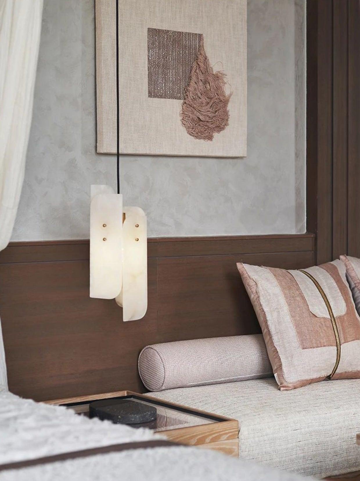 Vicarus Layered Alabaster Pendant Light - Letslighting