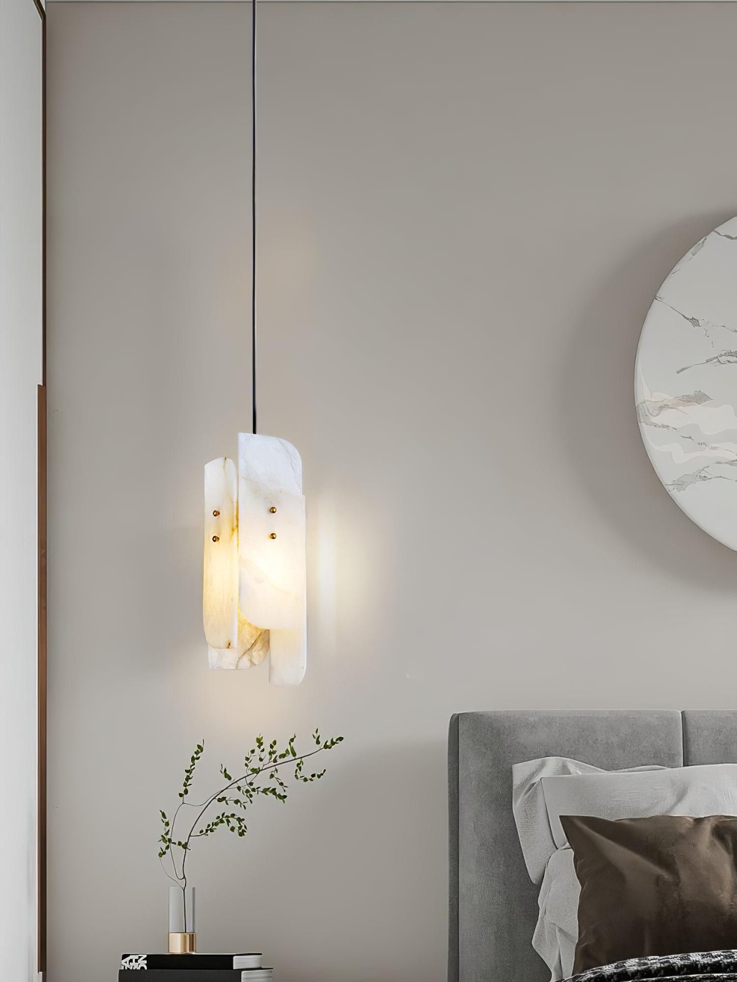 Vicarus Layered Alabaster Pendant Light - Letslighting