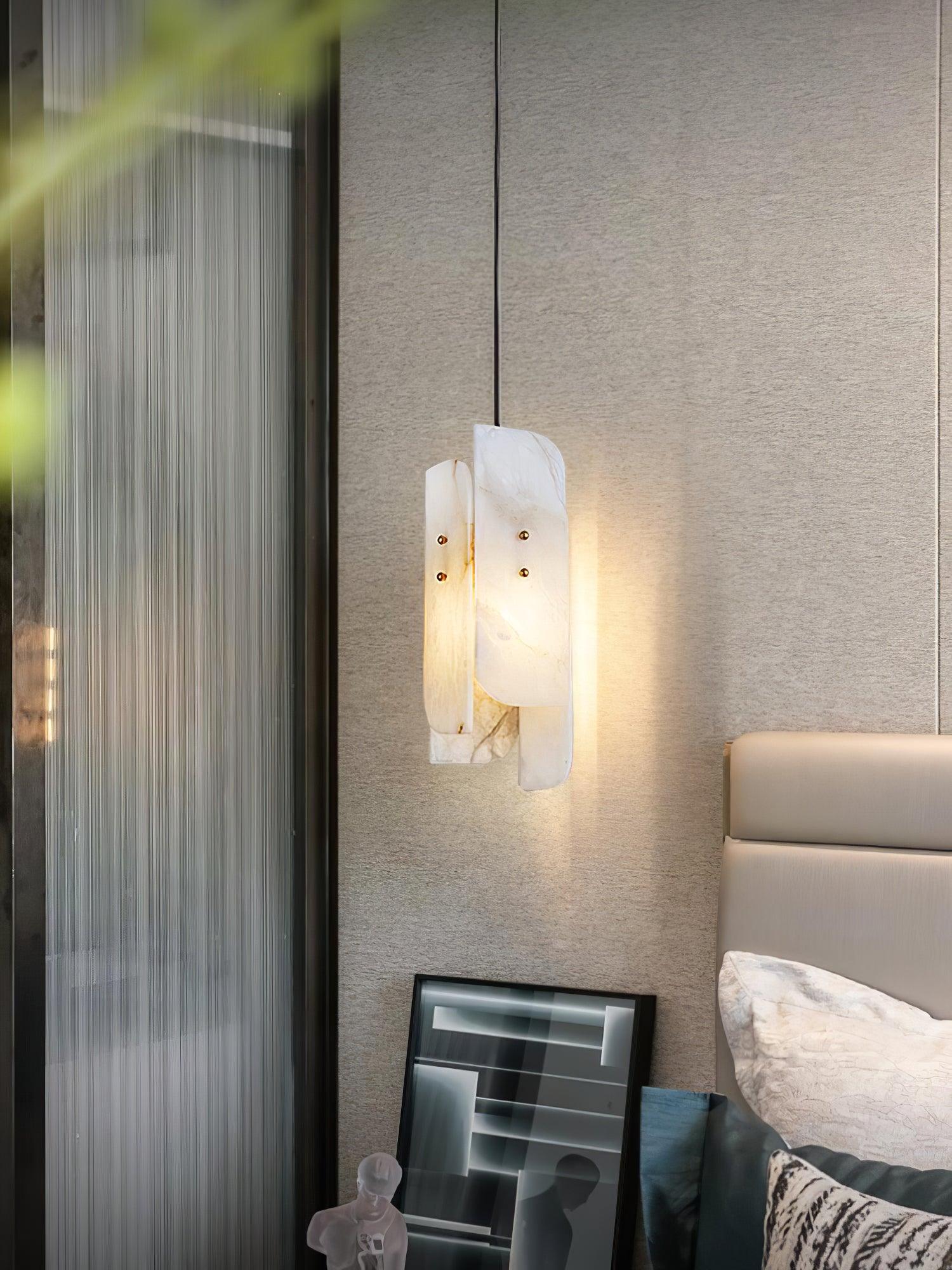 Vicarus Layered Alabaster Pendant Light - Letslighting