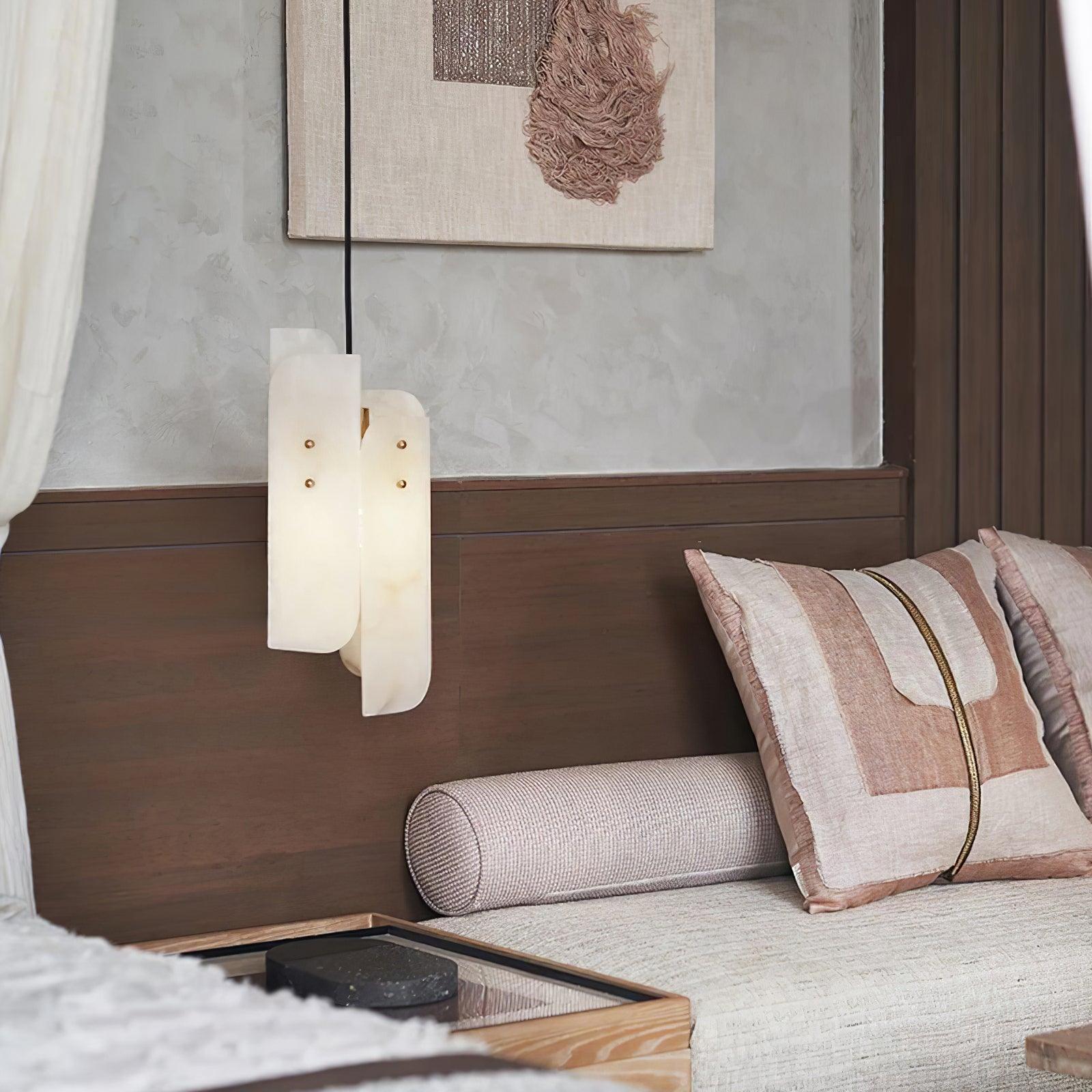 Vicarus Layered Alabaster Pendant Light - Letslighting
