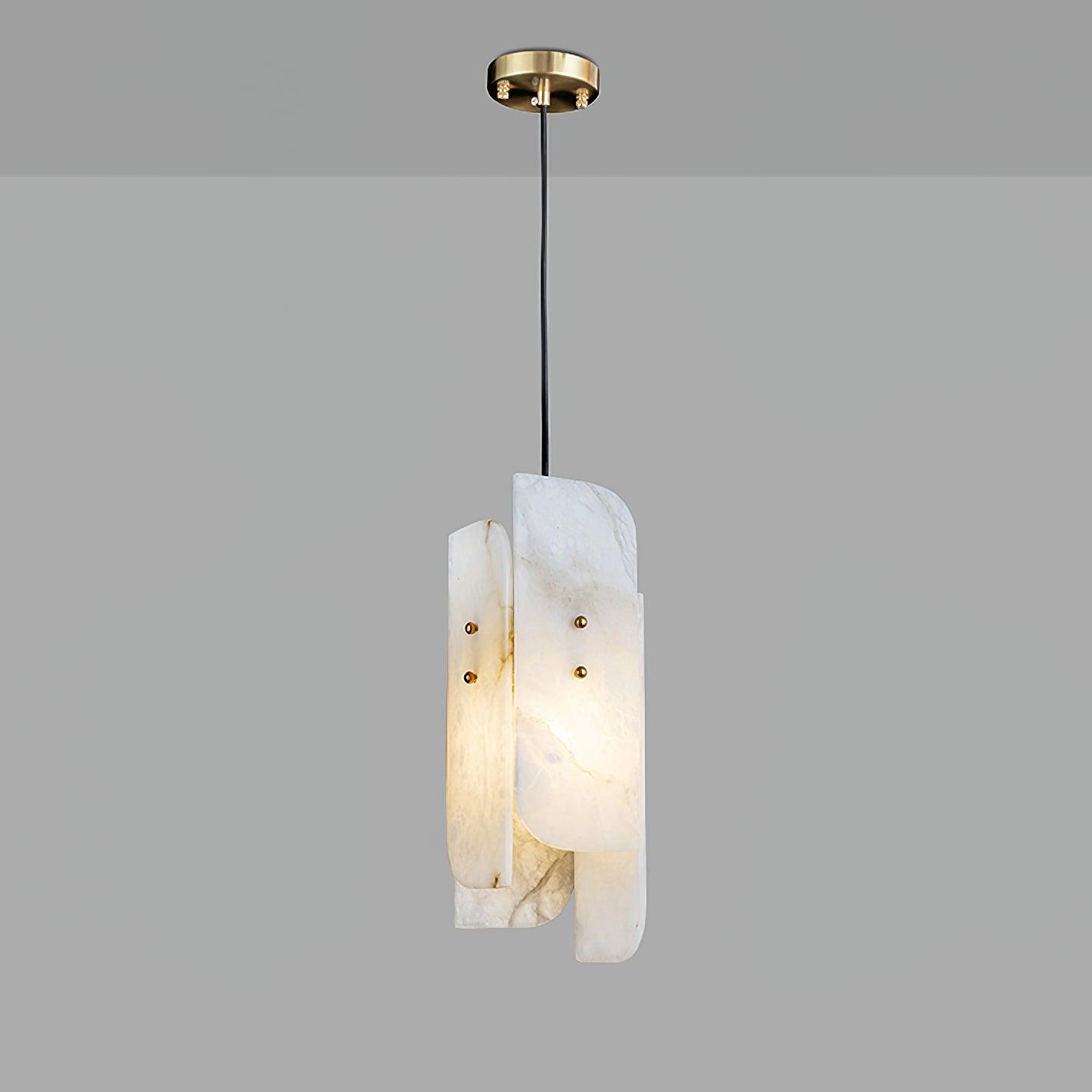 Vicarus Layered Alabaster Pendant Light - Letslighting