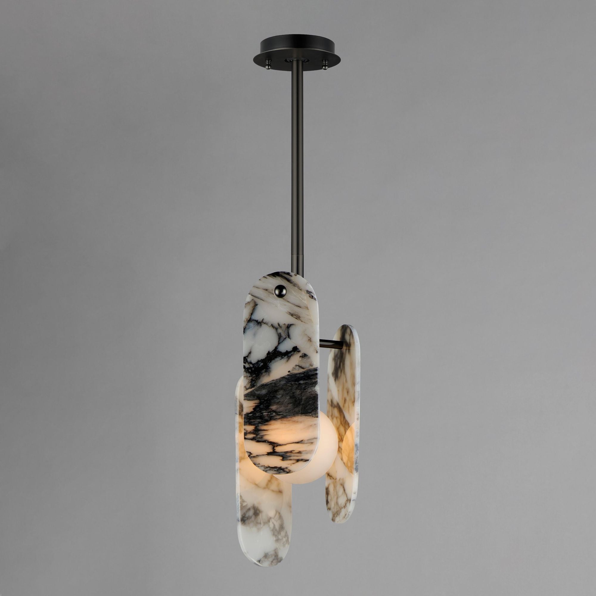 Cevynarae Modern Minimalist Marble Glass Pendant Lamp - Letslighting
