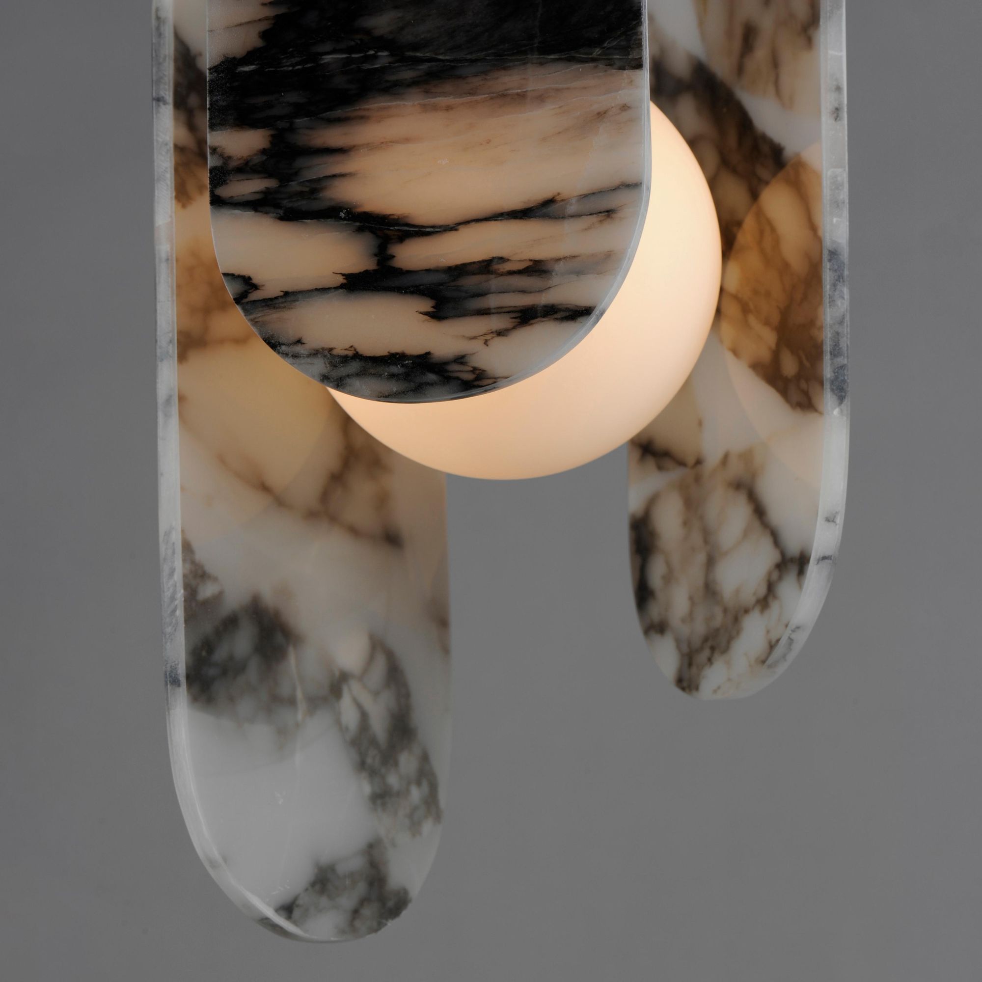 Cevynarae Modern Minimalist Marble Glass Pendant Lamp - Letslighting