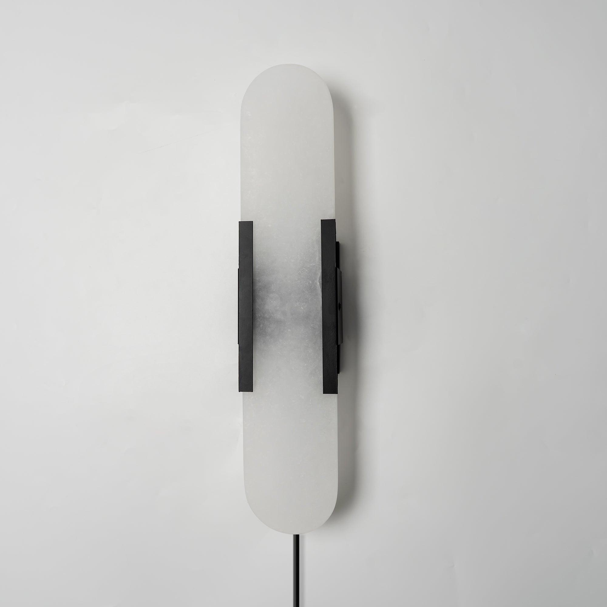 Corvina Oblong Alabaster Wall Light - Letslighting