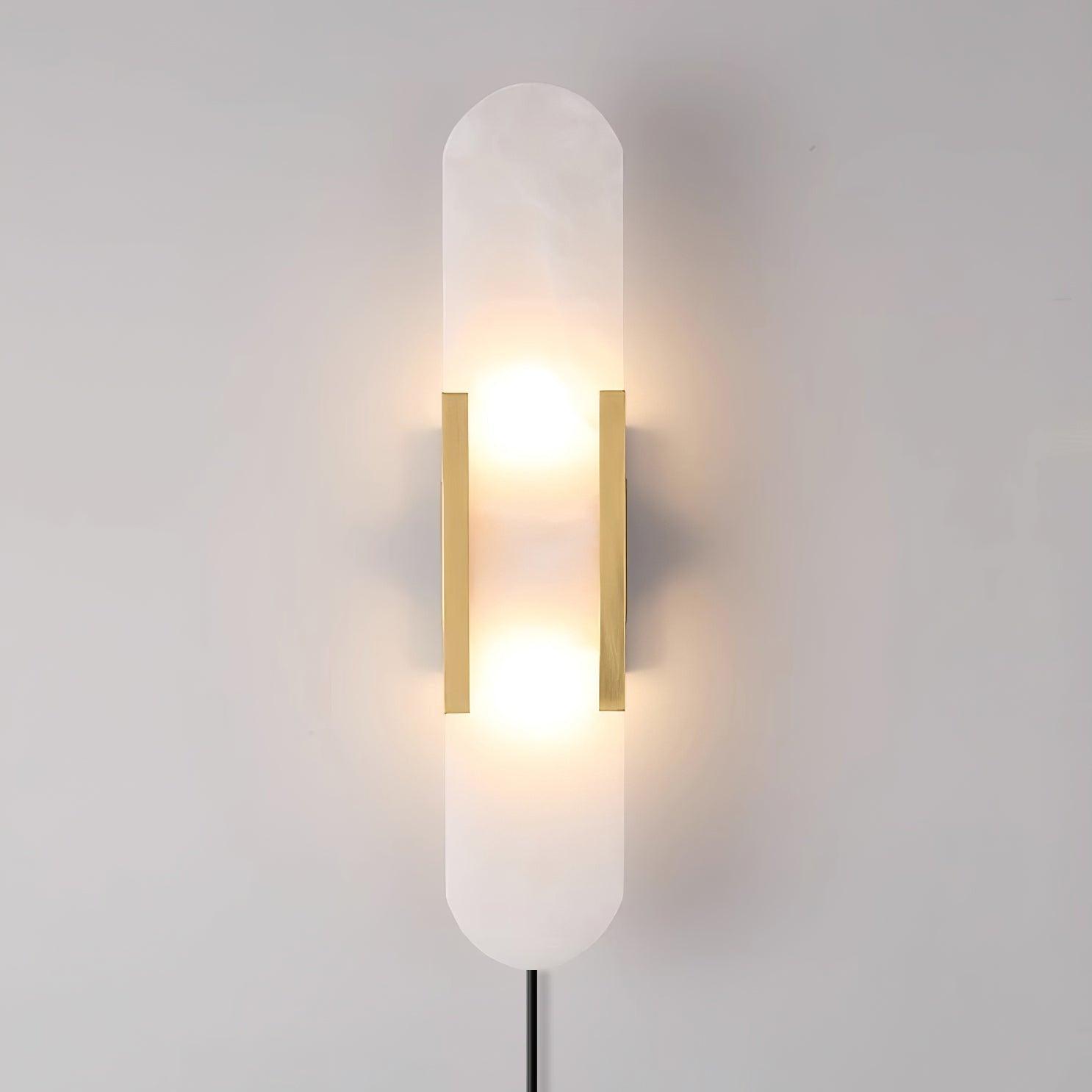 Corvina Oblong Alabaster Wall Light - Letslighting