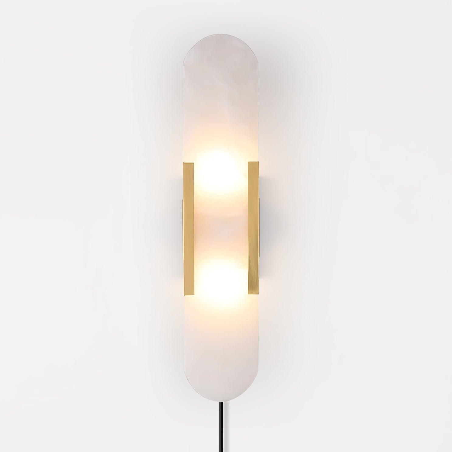 Corvina Oblong Alabaster Wall Light - Letslighting