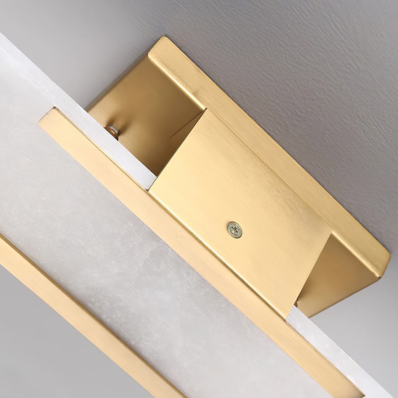 Kristy Luxury Elongated Alabaster Wall Lamp Copper Brass Black - Letslighting