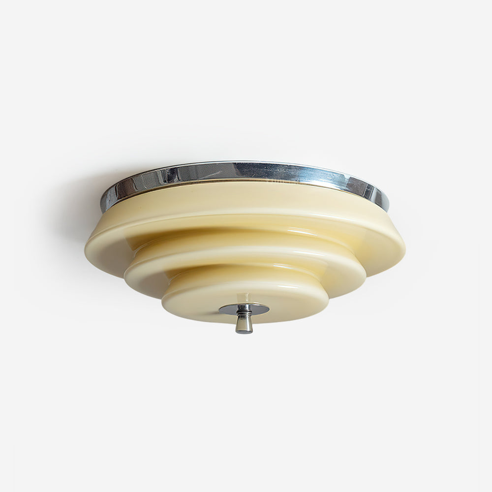 Mellow Ceiling Lamp with Tiered Ripple Form - Letslighting
