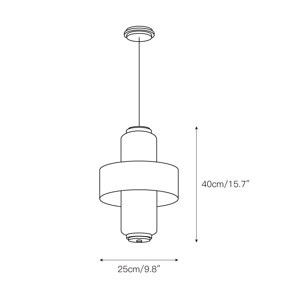 Vavinisra Modern Minimalist Glass Pendant Lamp - Letslighting