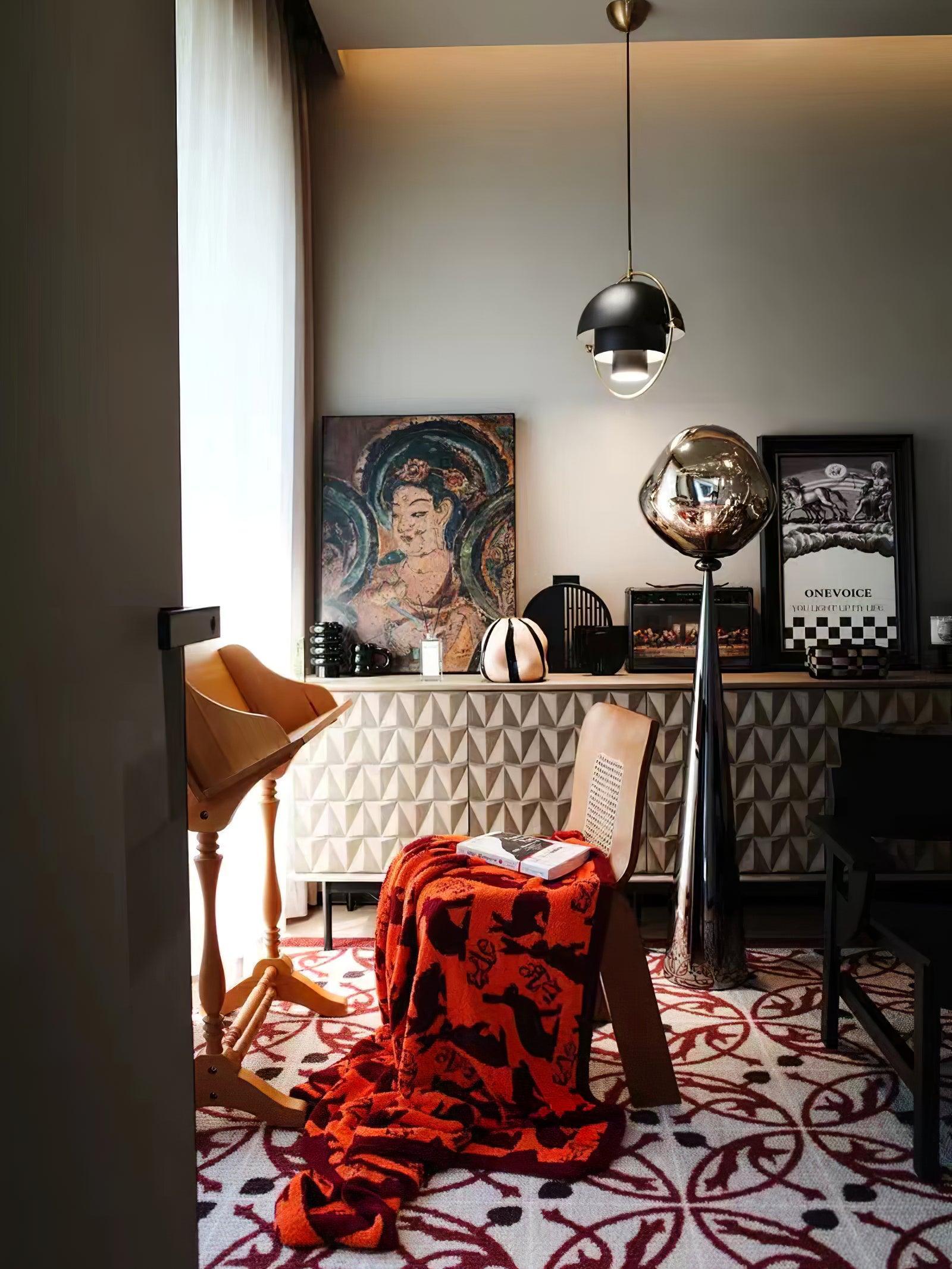 Vortexe Gray Contemporary Floor Lamp - Letslighting