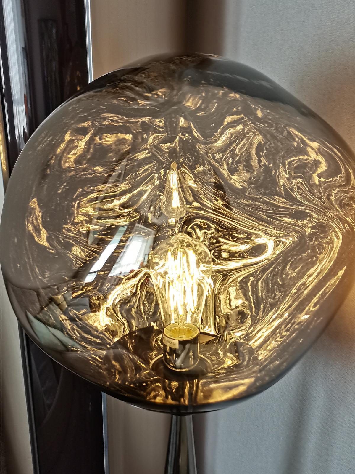 Vortexe Gray Contemporary Floor Lamp - Letslighting