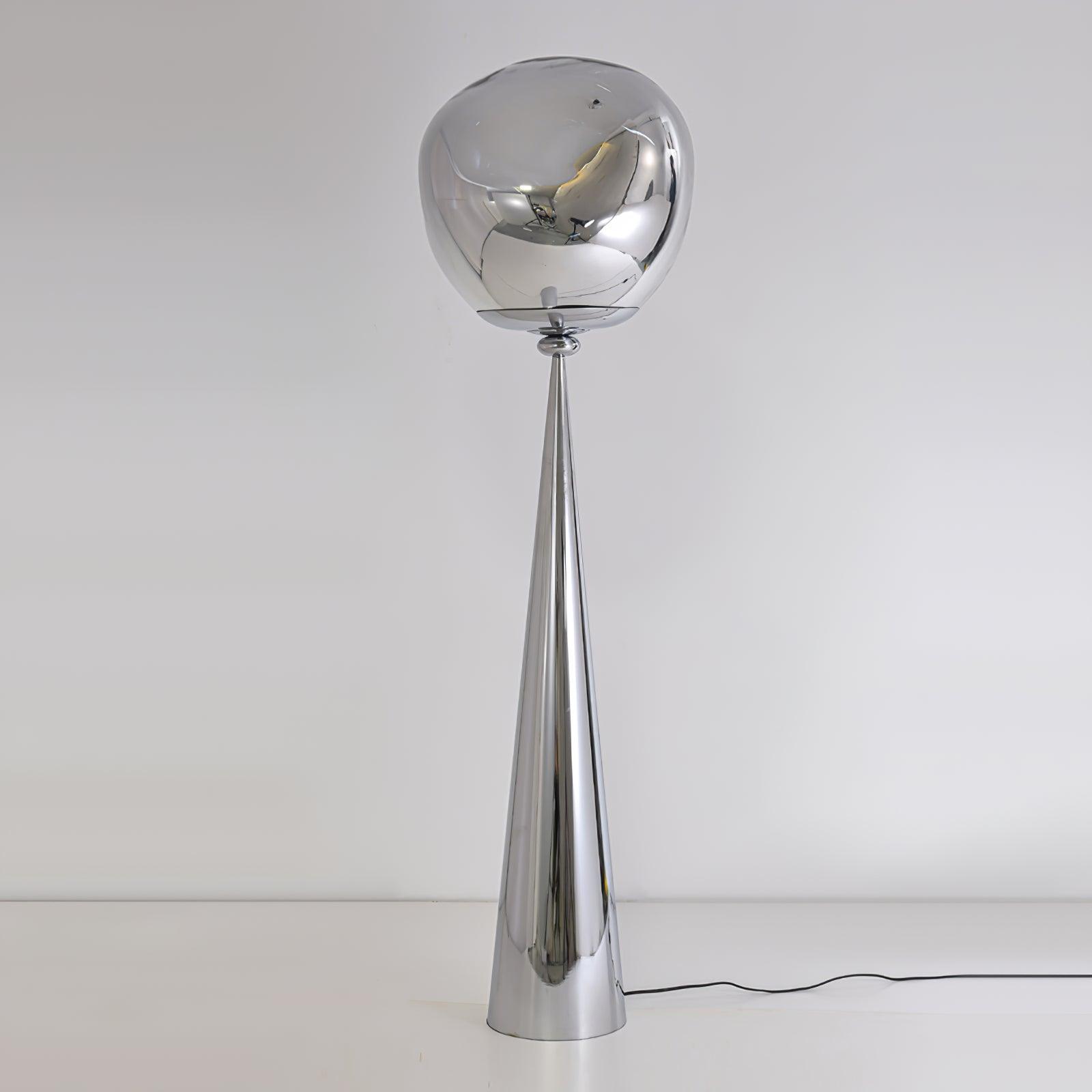 Vortexe Gray Contemporary Floor Lamp - Letslighting