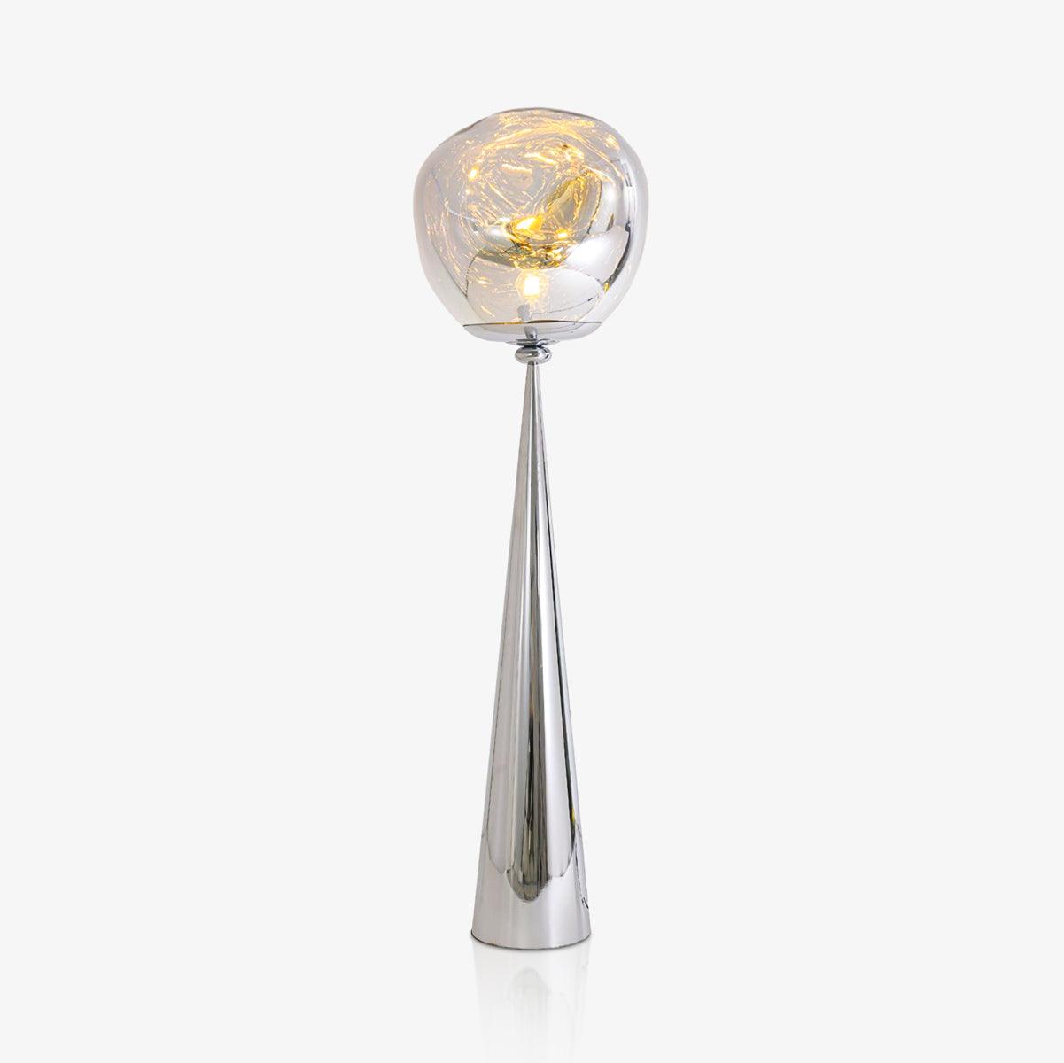 Vortexe Gray Contemporary Floor Lamp - Letslighting