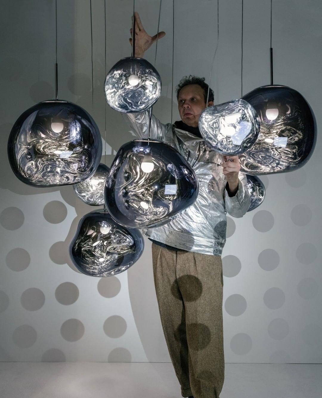 Solara Pendant Lamp Blown Glass Irregular Cluster Sculptural - Letslighting