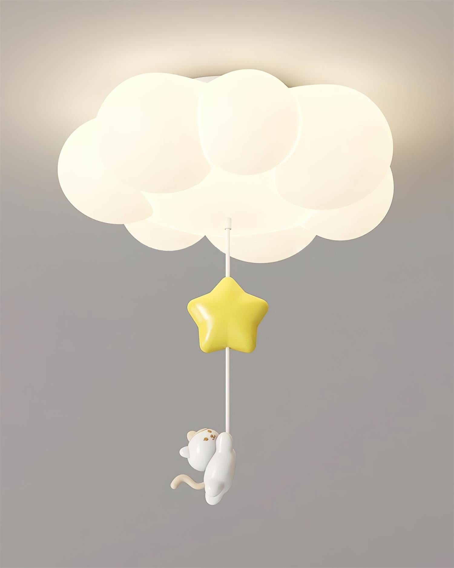 Meowdream Whimsical Cloud Ceiling Lamp - Letslighting