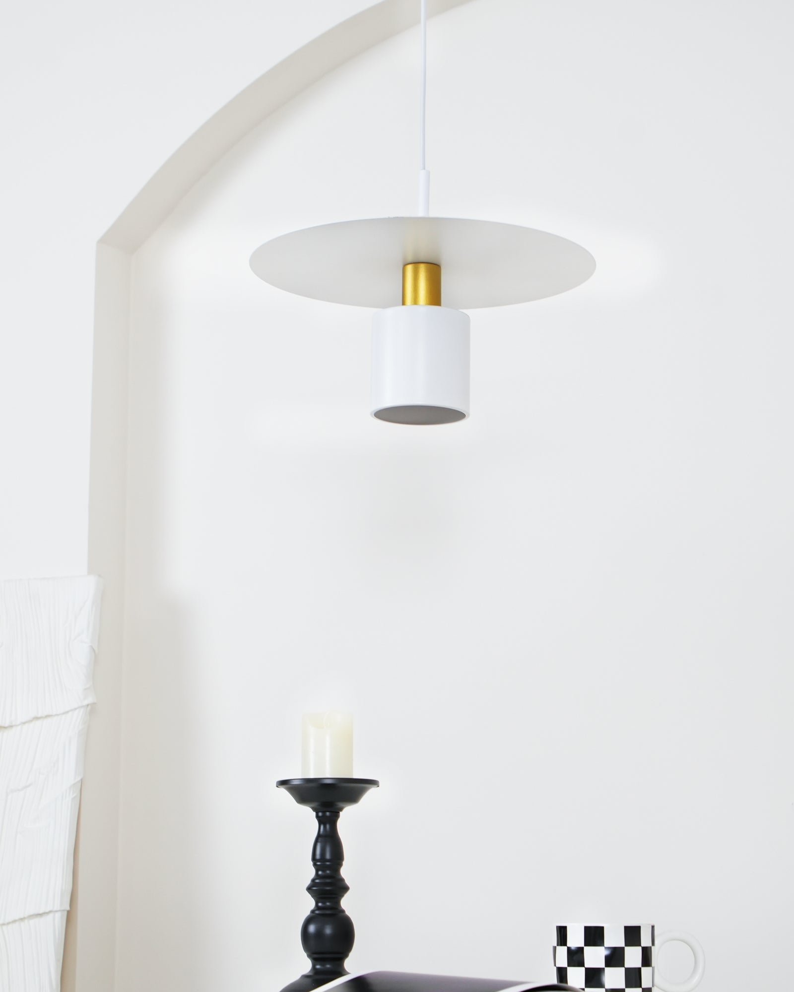 Solara Pendant Lamp Cylinder Disc Industrial - Letslighting