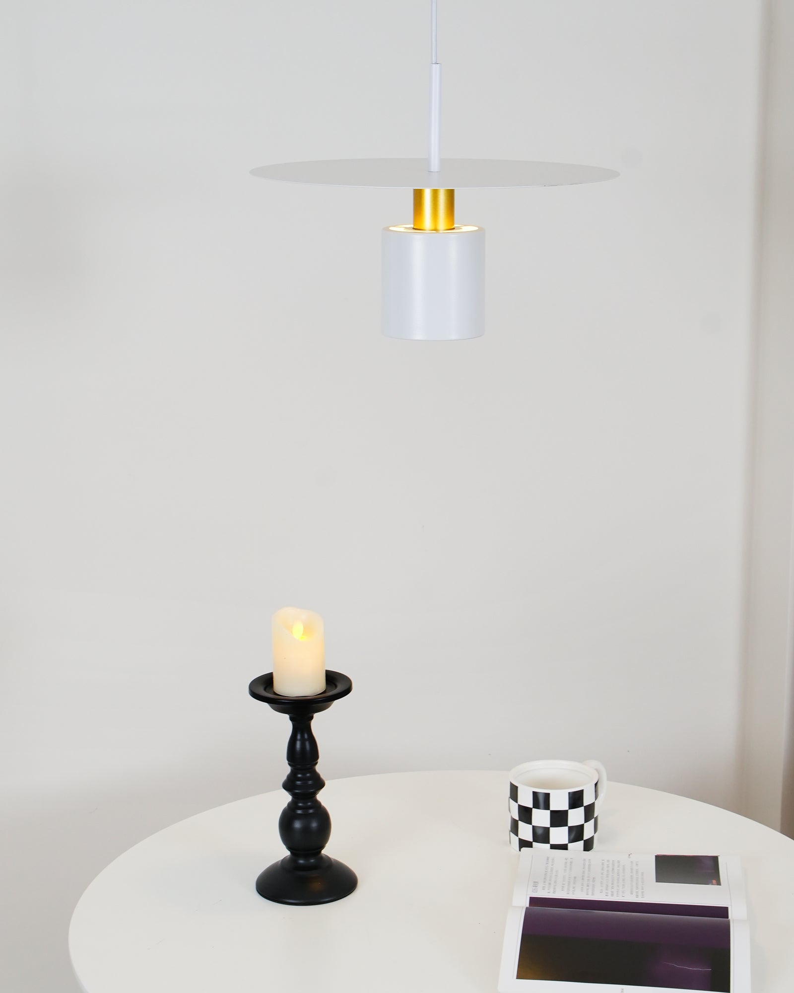 Solara Pendant Lamp Cylinder Disc Industrial - Letslighting