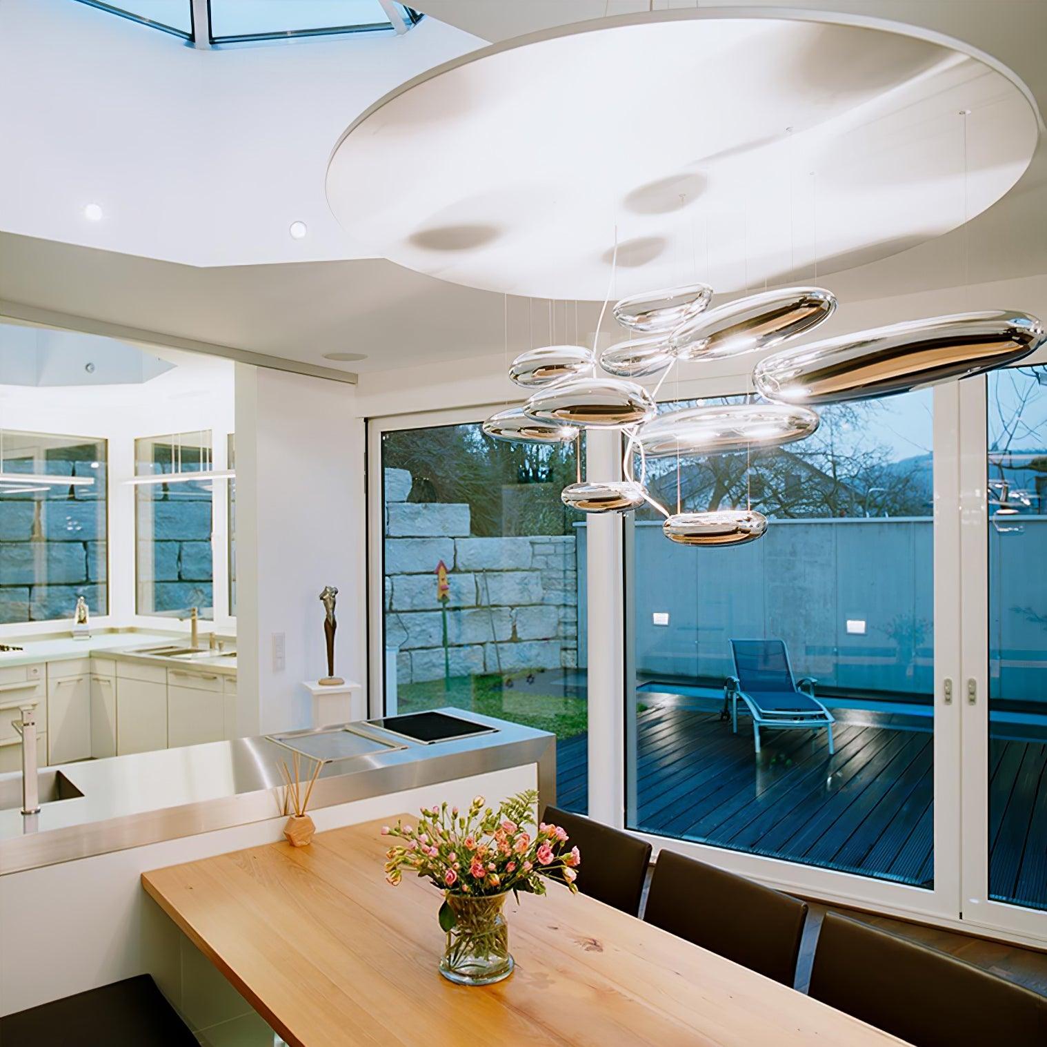Lustra Chandelier Aluminum Sculptural - Letslighting