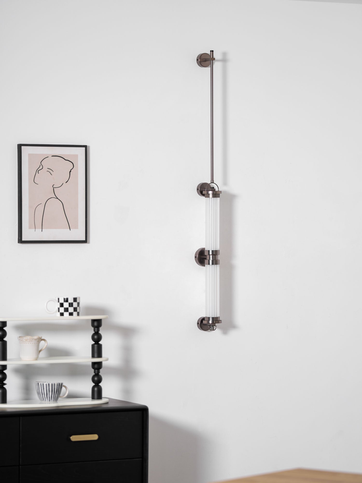 Myrtle Premium Nordic Art Vertical Glass Sconce Wall Lamp - Letslighting