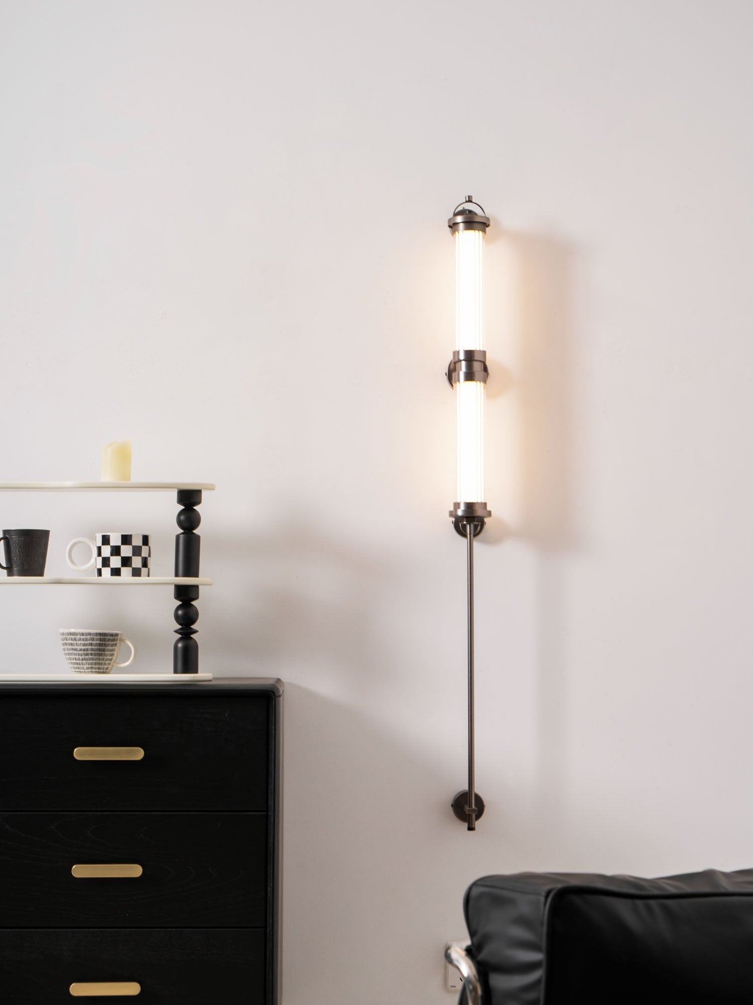 Myrtle Premium Nordic Art Vertical Glass Sconce Wall Lamp - Letslighting