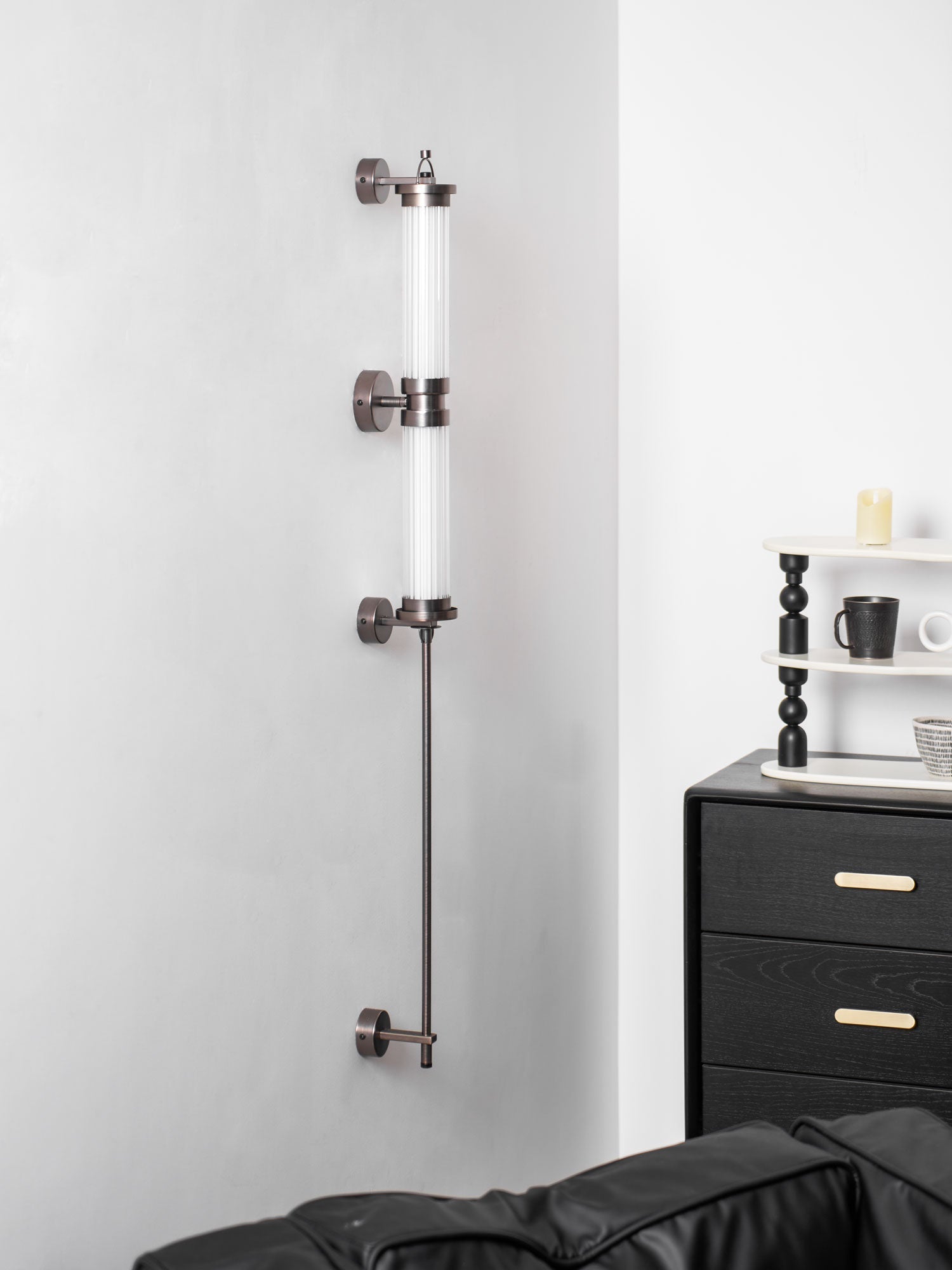 Myrtle Premium Nordic Art Vertical Glass Sconce Wall Lamp - Letslighting