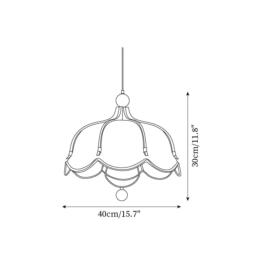 Feyno Vintage Fabric Pendant Lamp - Letslighting