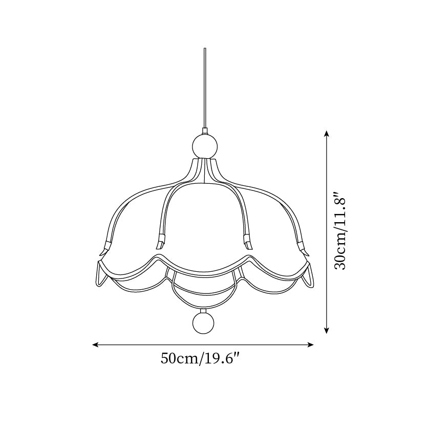 Feyno Vintage Fabric Pendant Lamp - Letslighting