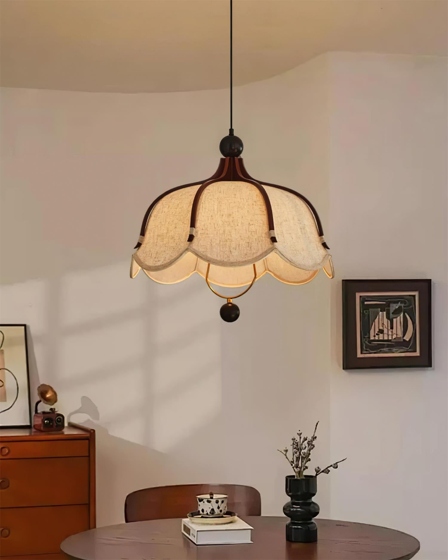 Feyno Vintage Fabric Pendant Lamp - Letslighting