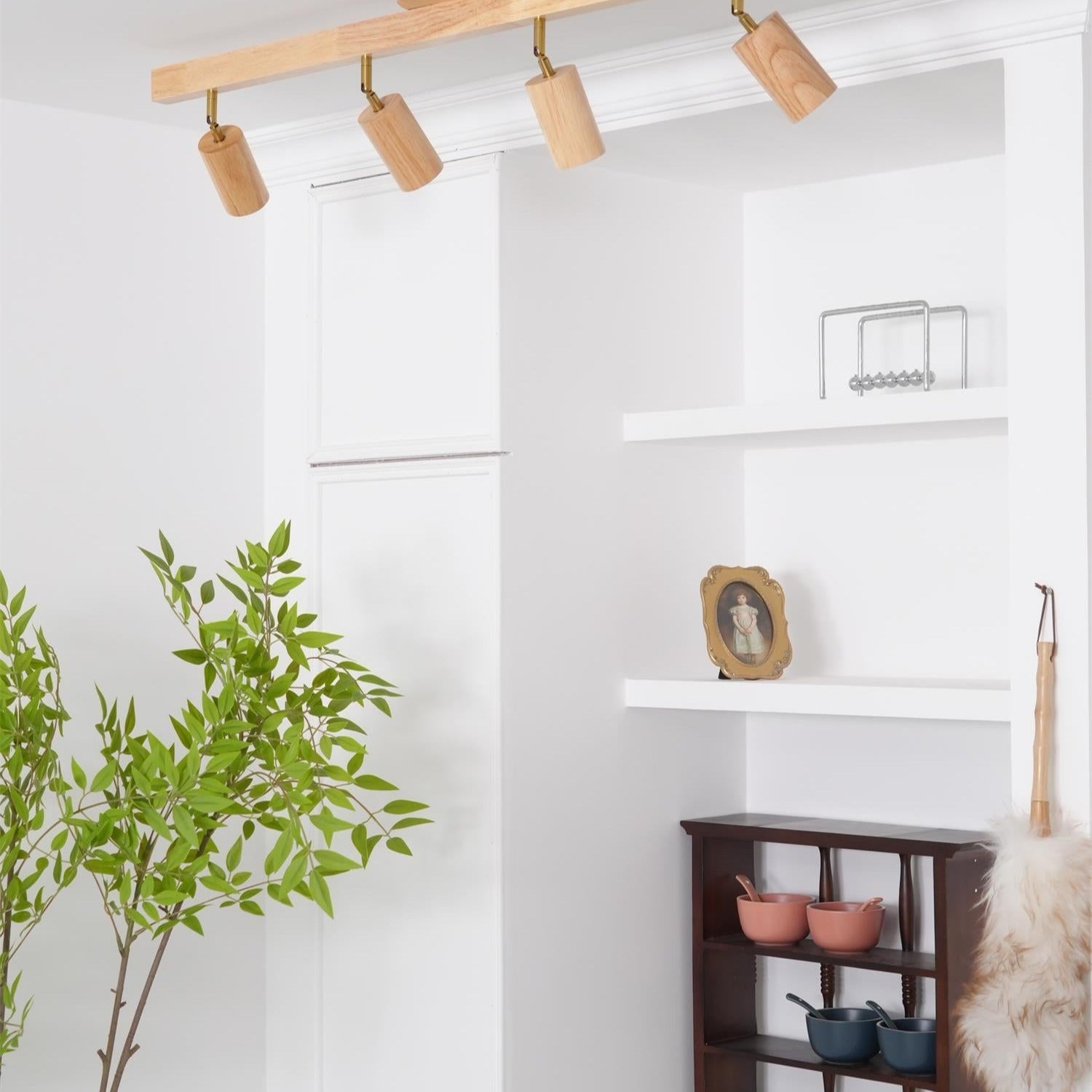 Aim Classical Wood Track Lighting Spotlight - Letslighting